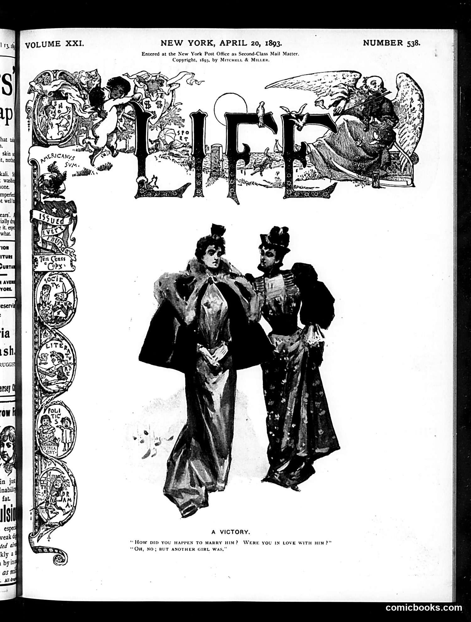Life — April 20, 1893 — page 1 of 16