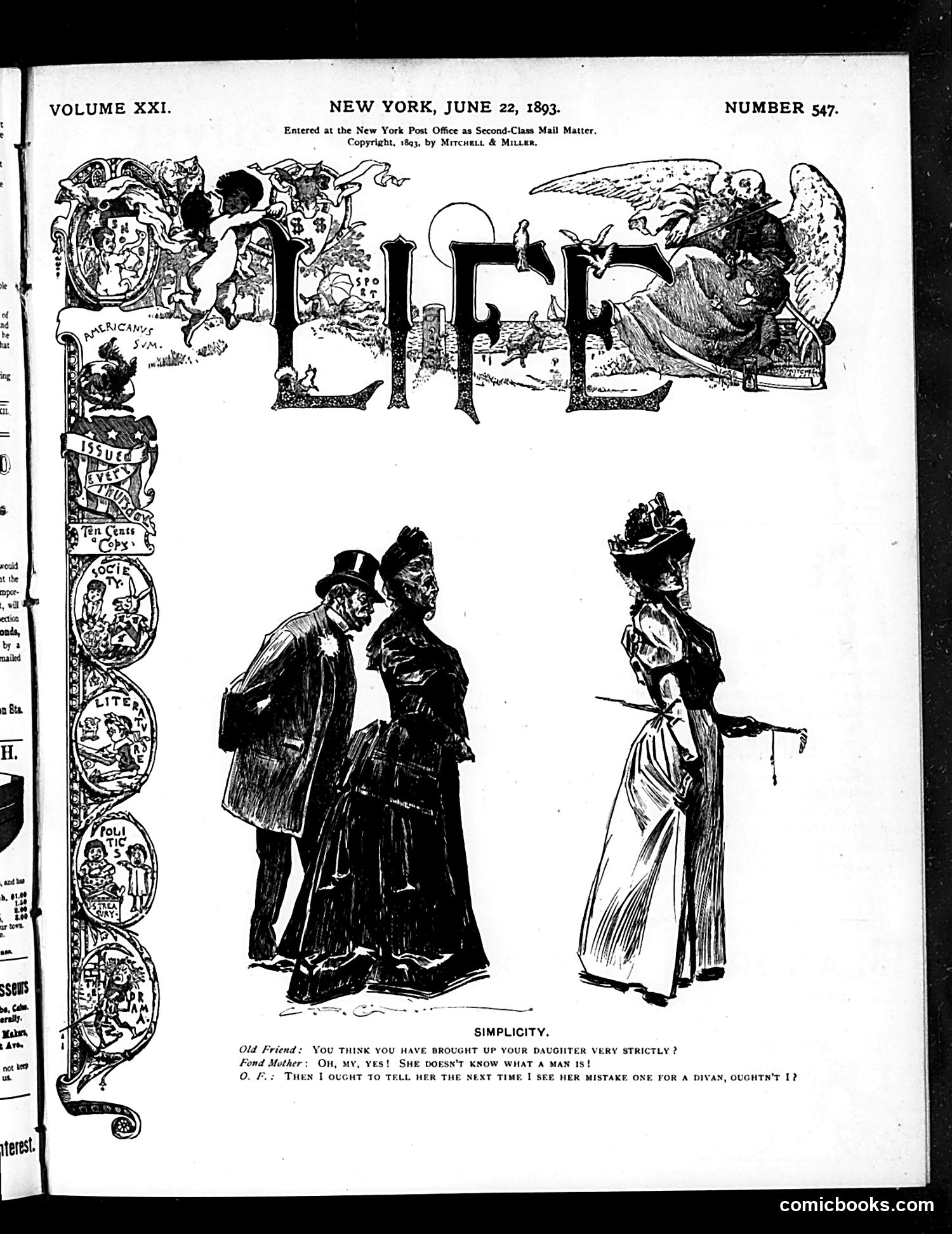 Life — June 22, 1893 — page 1 of 14