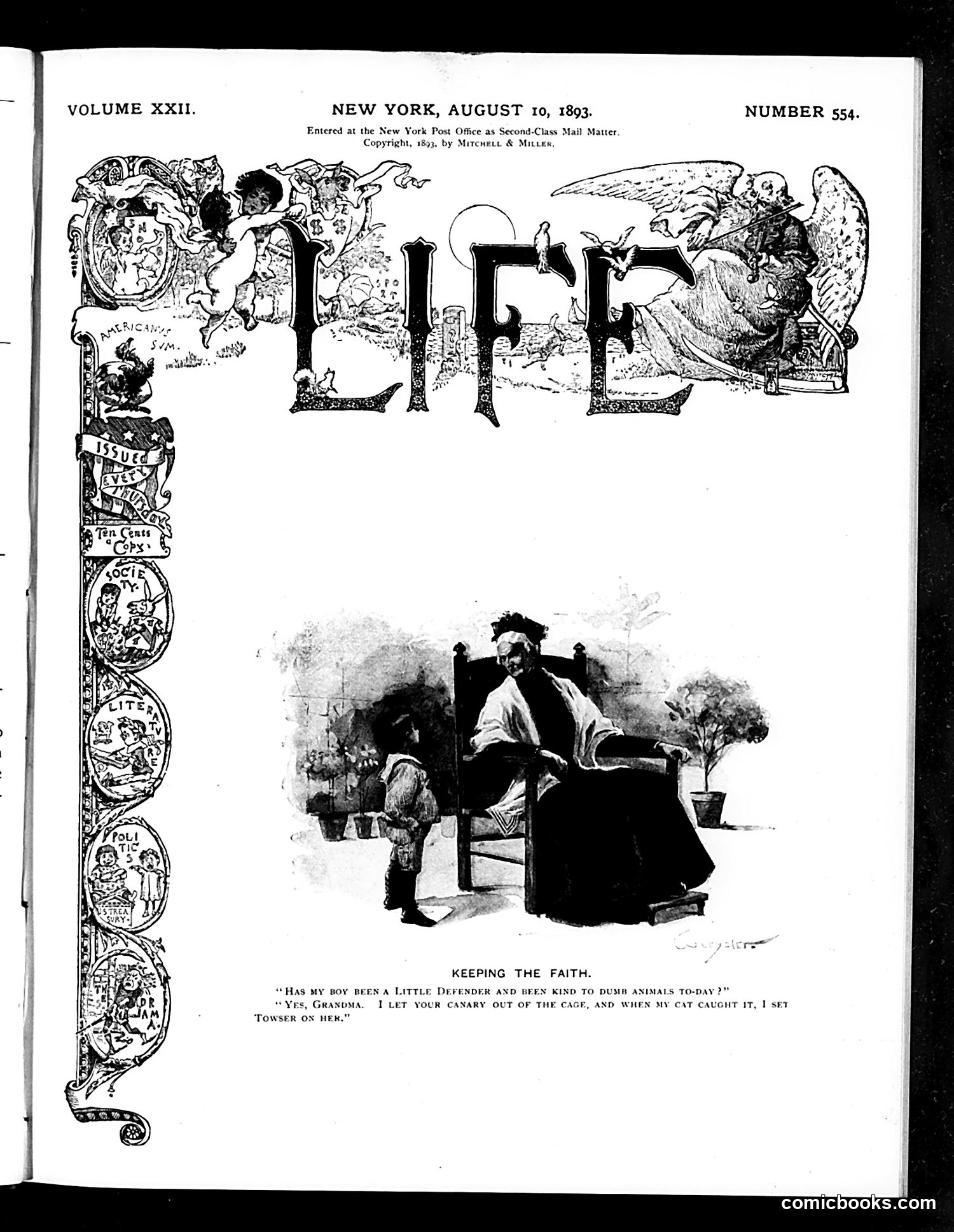 Life — August 10, 1893 — page 1 of 16