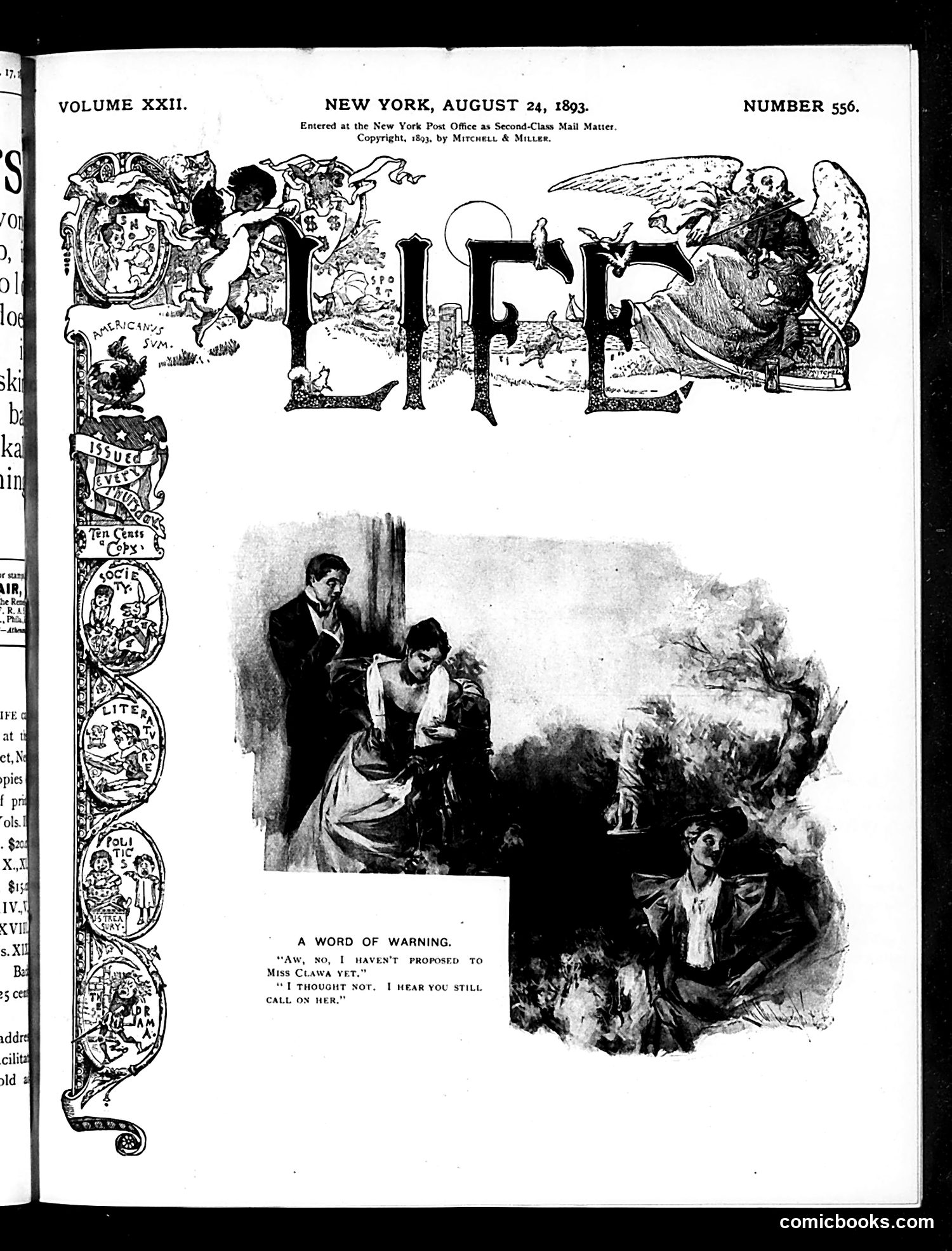 Life — August 24, 1893 — page 1 of 16