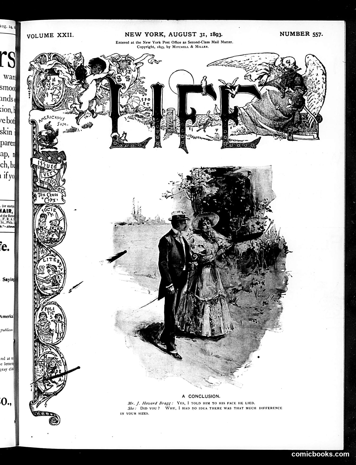 Life — August 31, 1893 — page 1 of 18