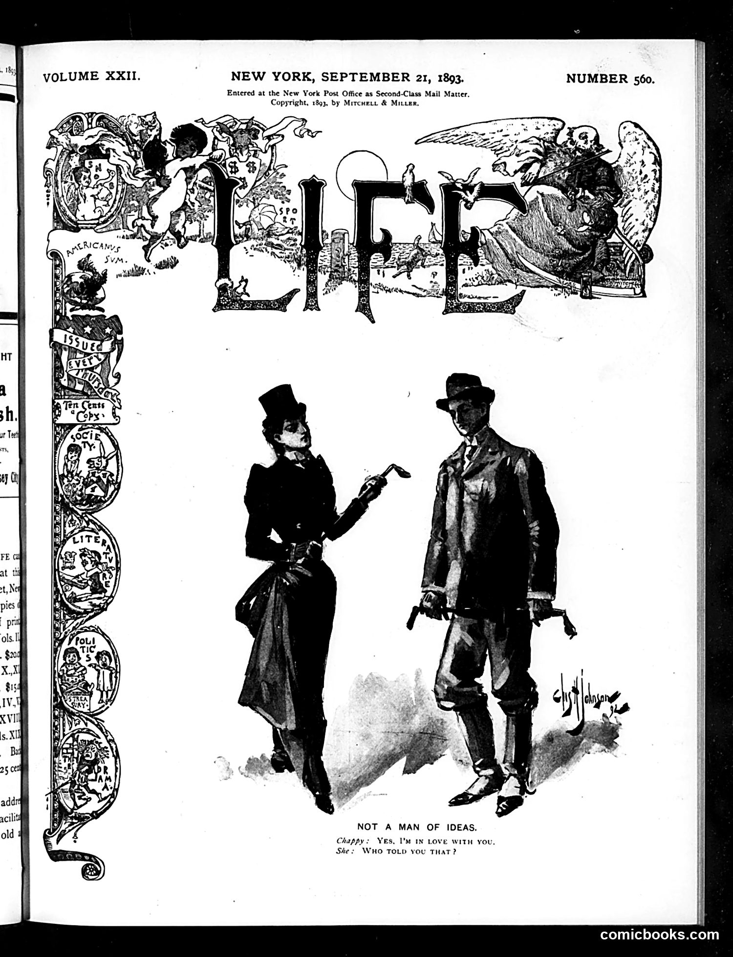 Life — September 21, 1893 — page 1 of 16