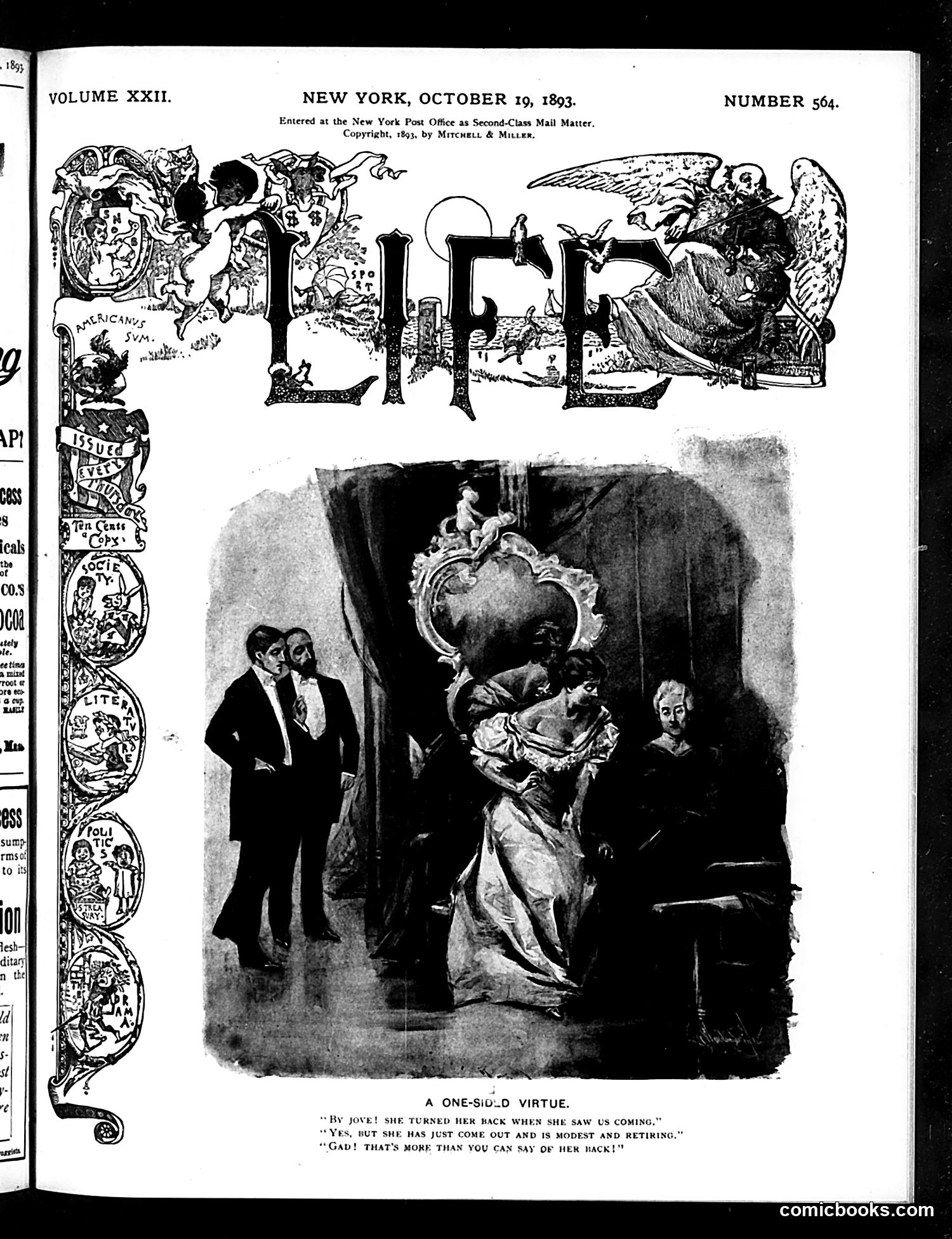 Life — October 19, 1893 — page 1 of 18