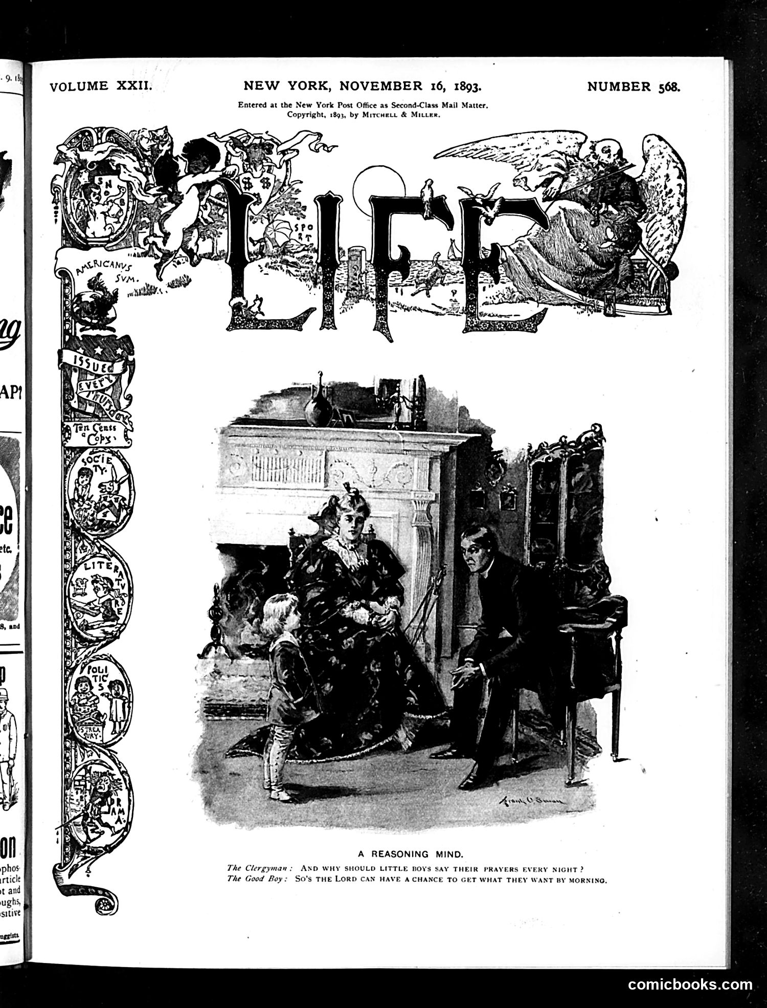 Life — November 16, 1893 — page 1 of 14