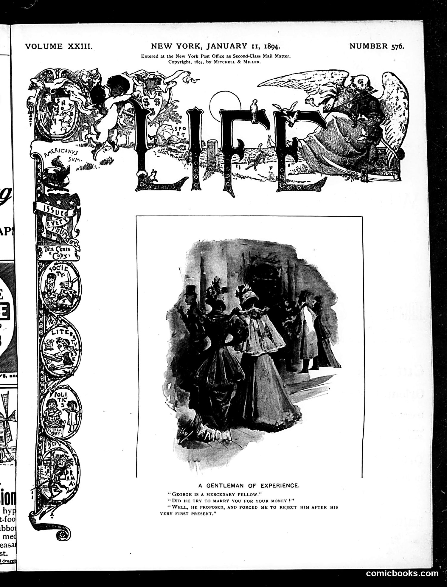 Life — January 11, 1894 — page 1 of 14