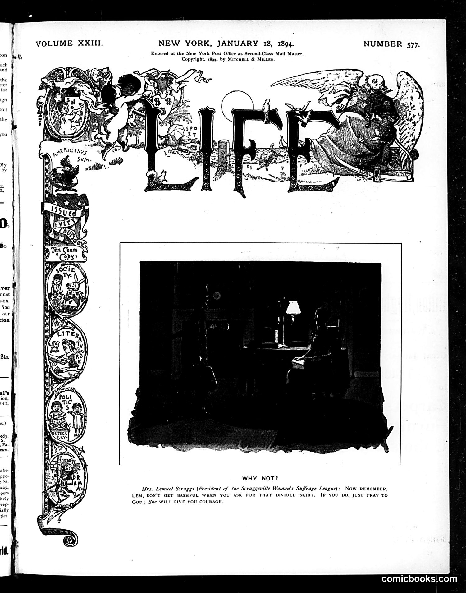 Life — January 18, 1894 — page 1 of 16