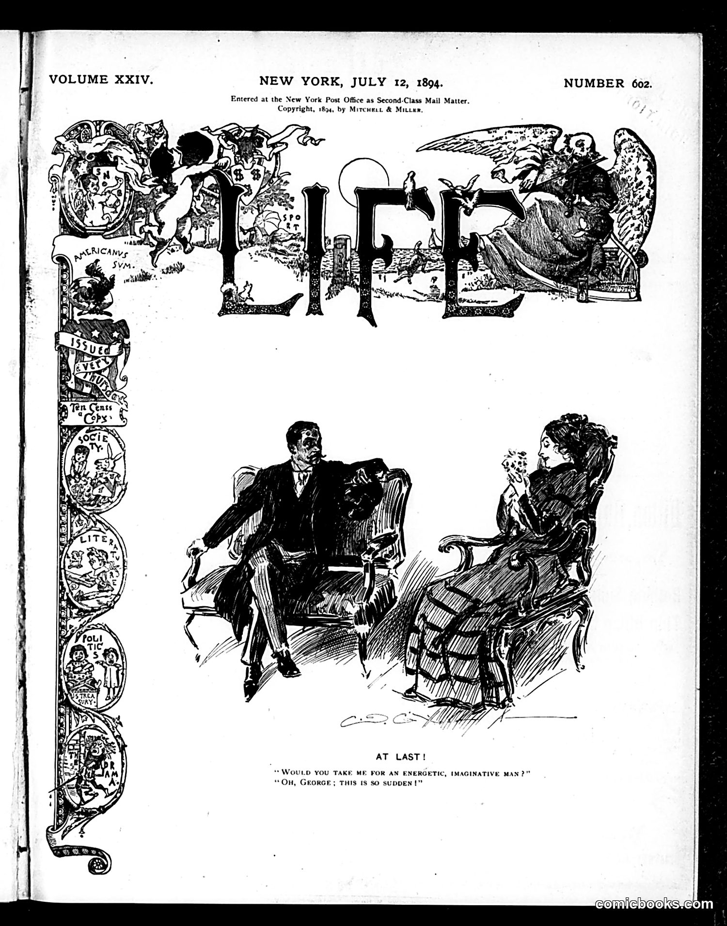 Life — July 12, 1894 — page 1 of 20