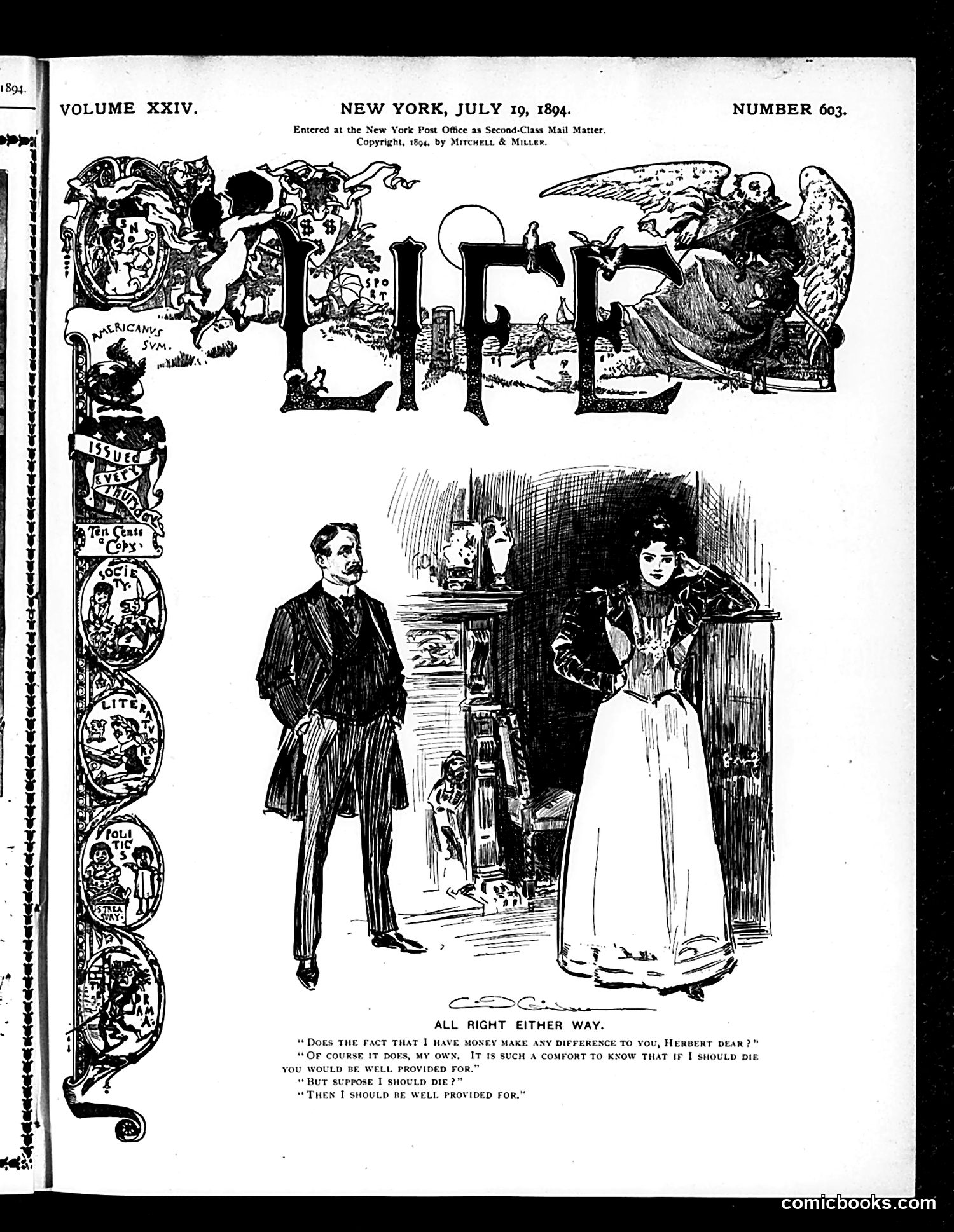 Life — July 19, 1894 — page 1 of 16