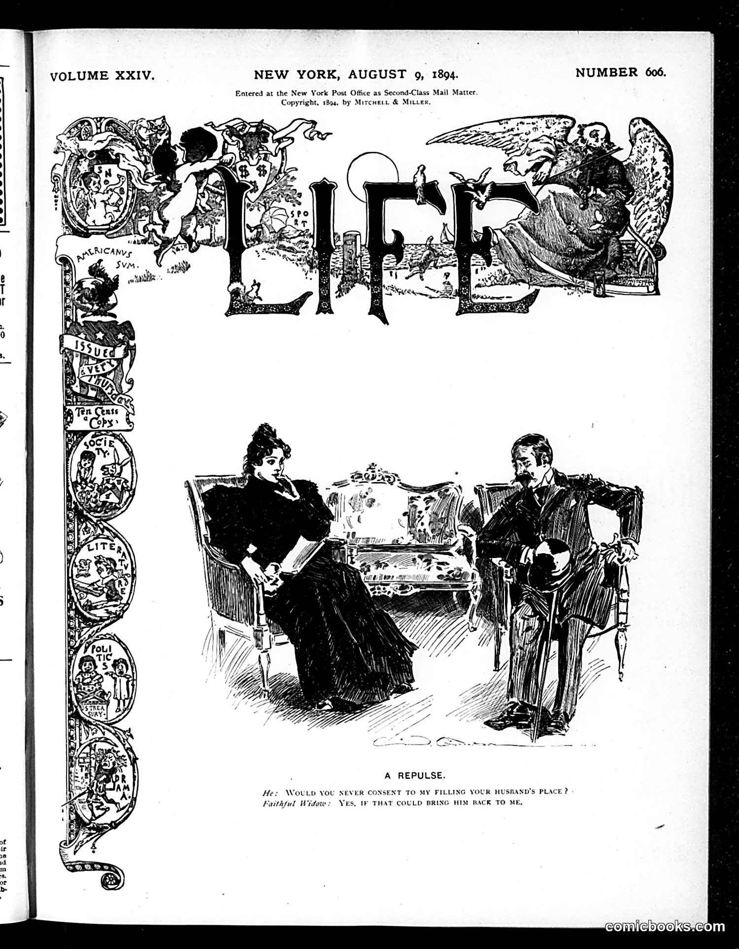 Life — August 9, 1894 — page 1 of 14