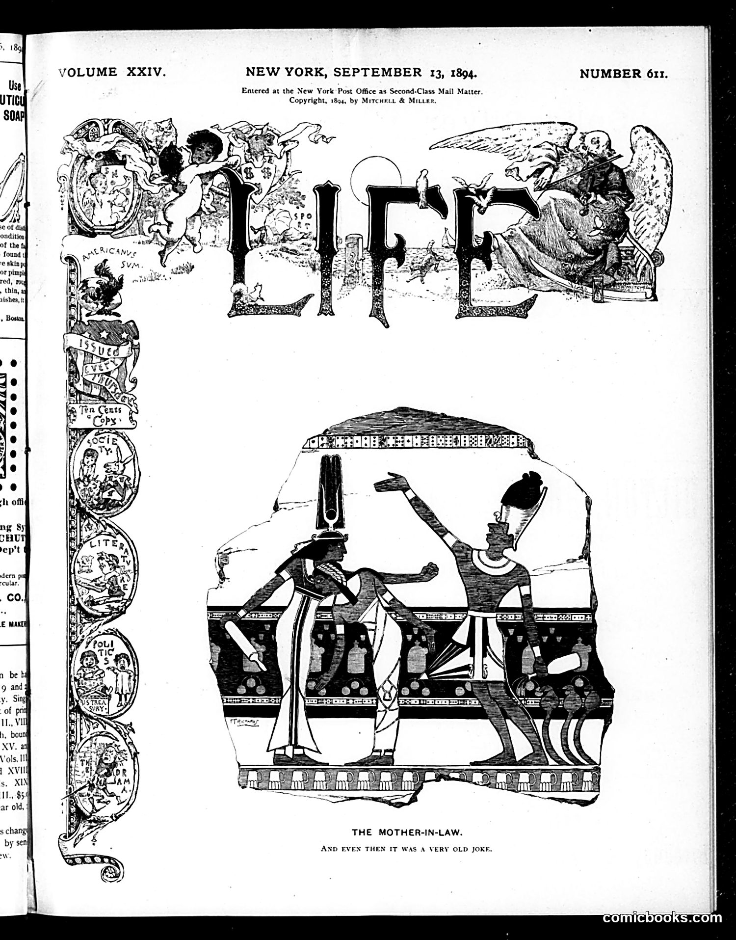 Life — September 13, 1894 — page 1 of 16