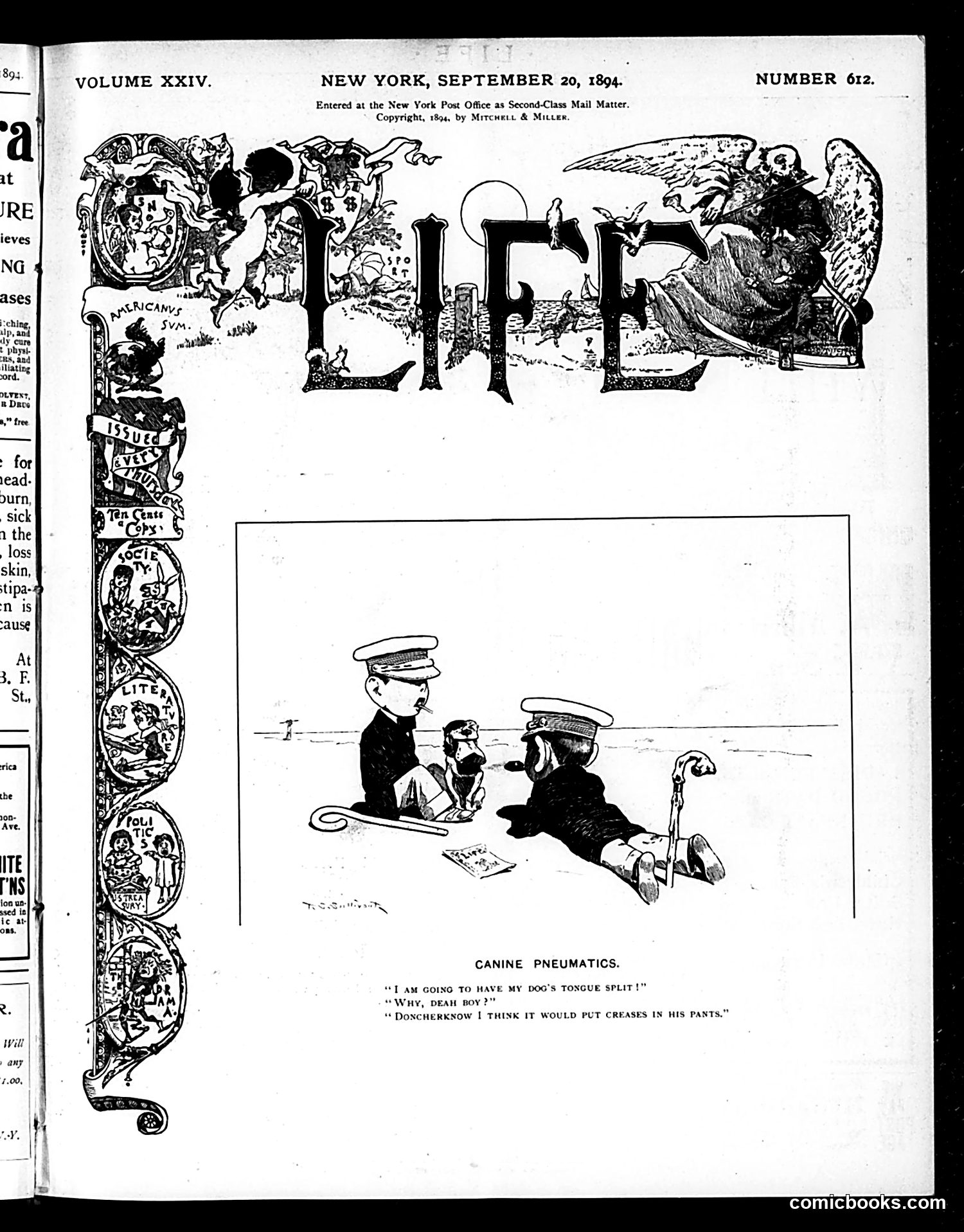 Life — September 20, 1894 — page 1 of 16