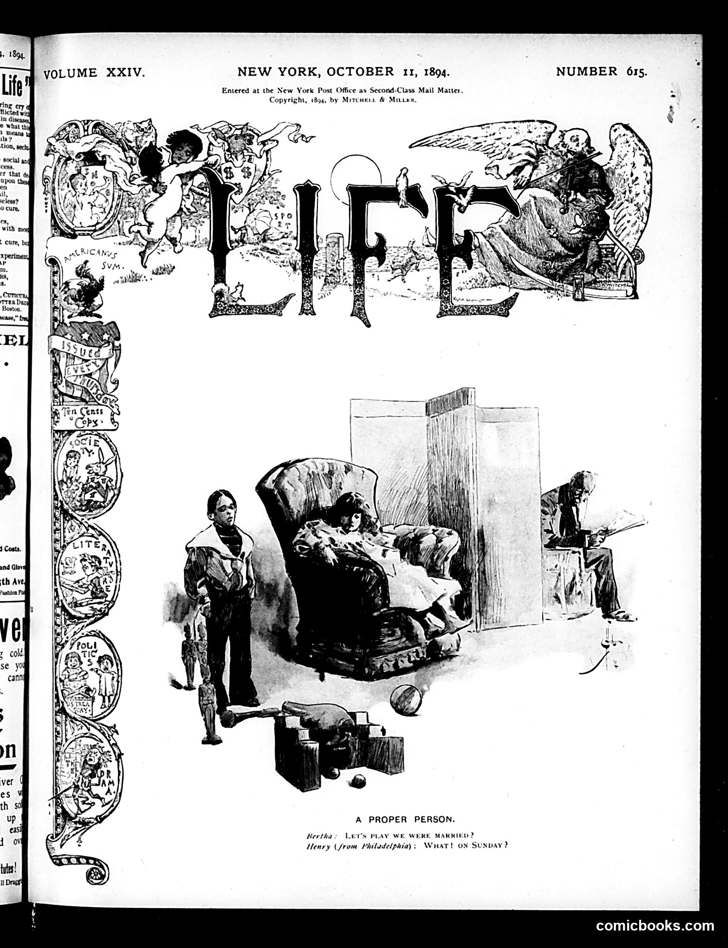 Life — October 11, 1894 — page 1 of 18