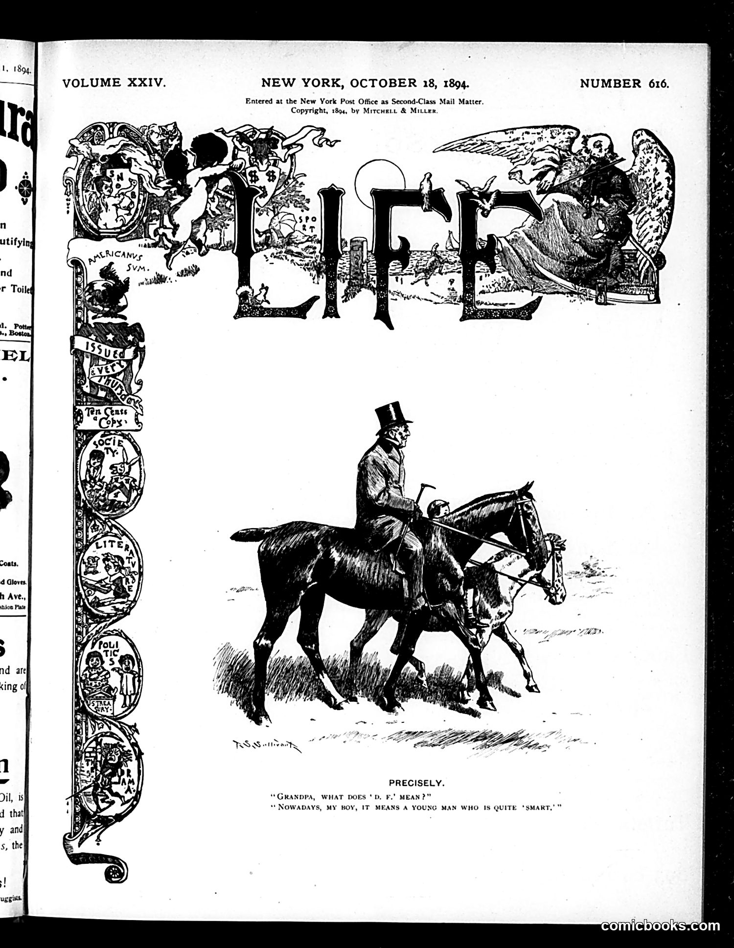 Life — October 18, 1894 — page 1 of 16