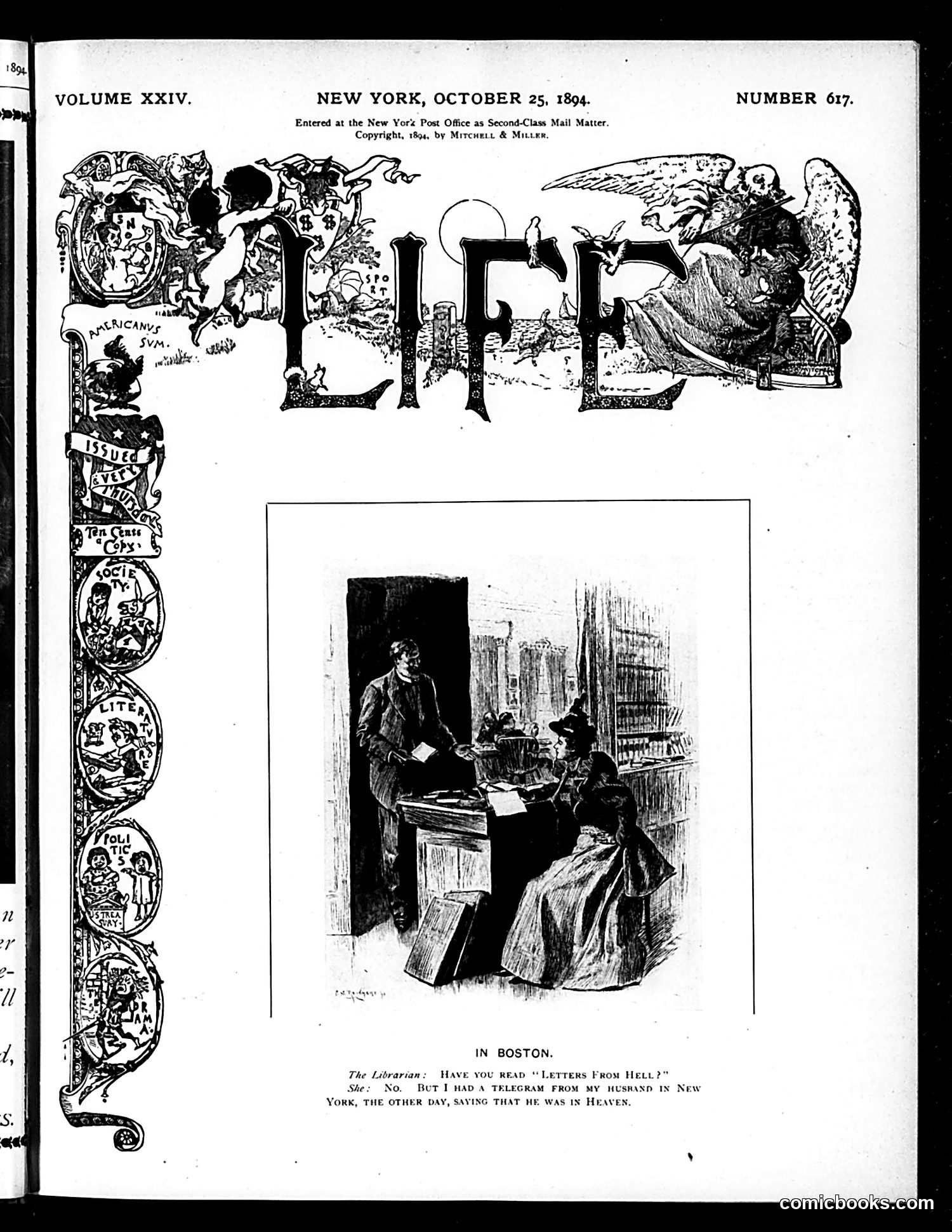 Life — October 25, 1894 — page 1 of 14