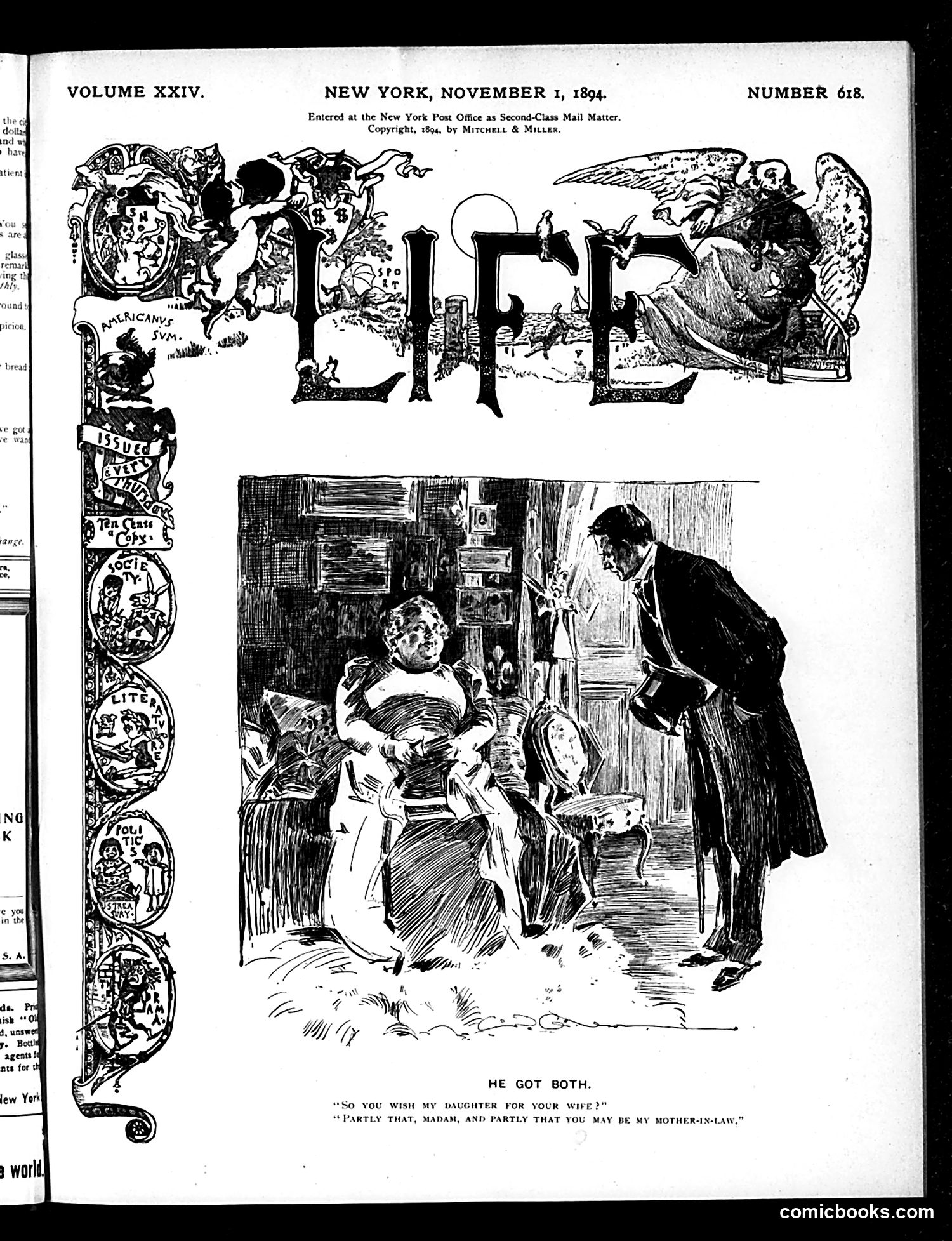 Life — November 1, 1894 — page 1 of 18