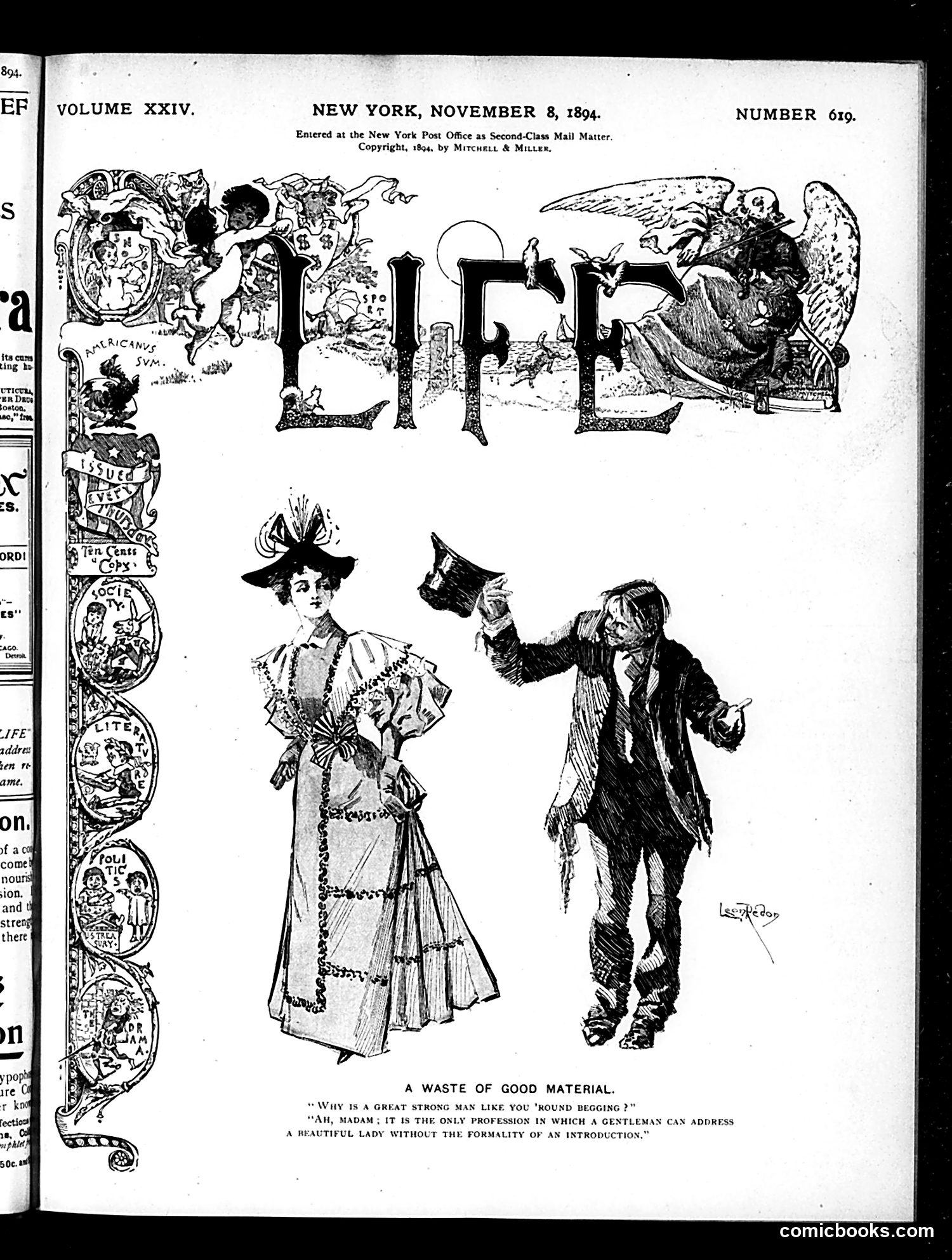 Life — November 8, 1894 — page 1 of 14