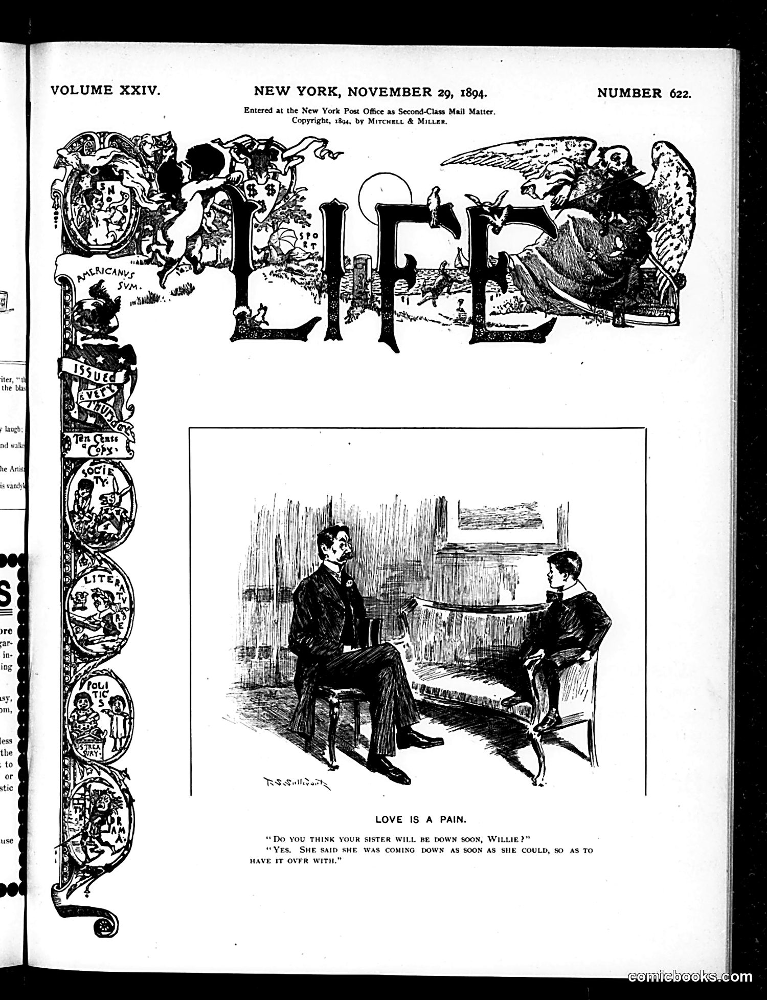 Life — November 29, 1894 — page 1 of 16