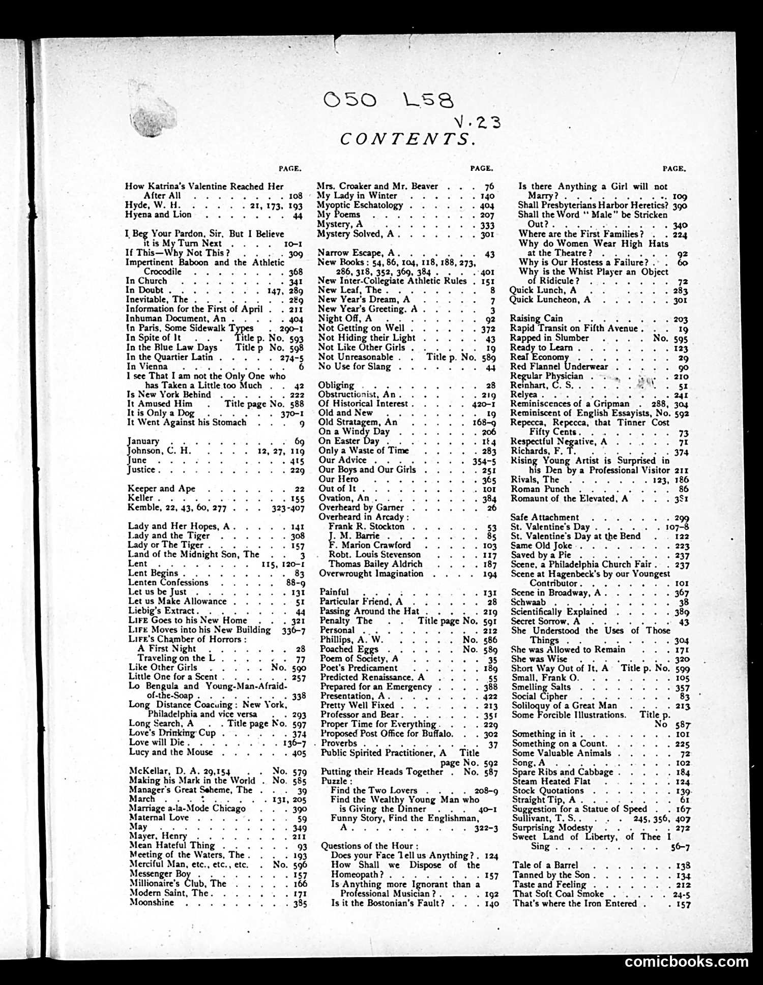 Life — 1894 — page 1 of 3