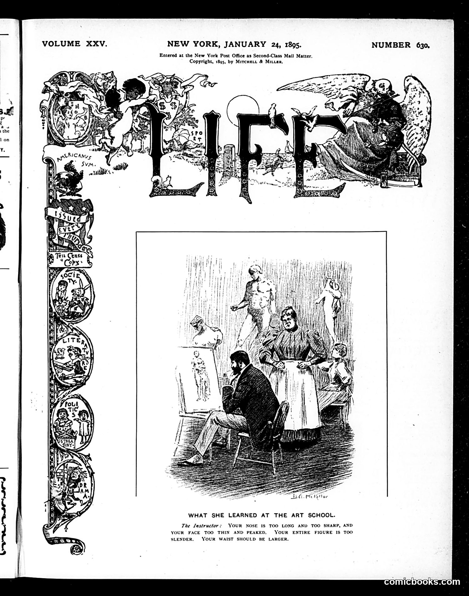 Life — January 24, 1895 — page 1 of 14