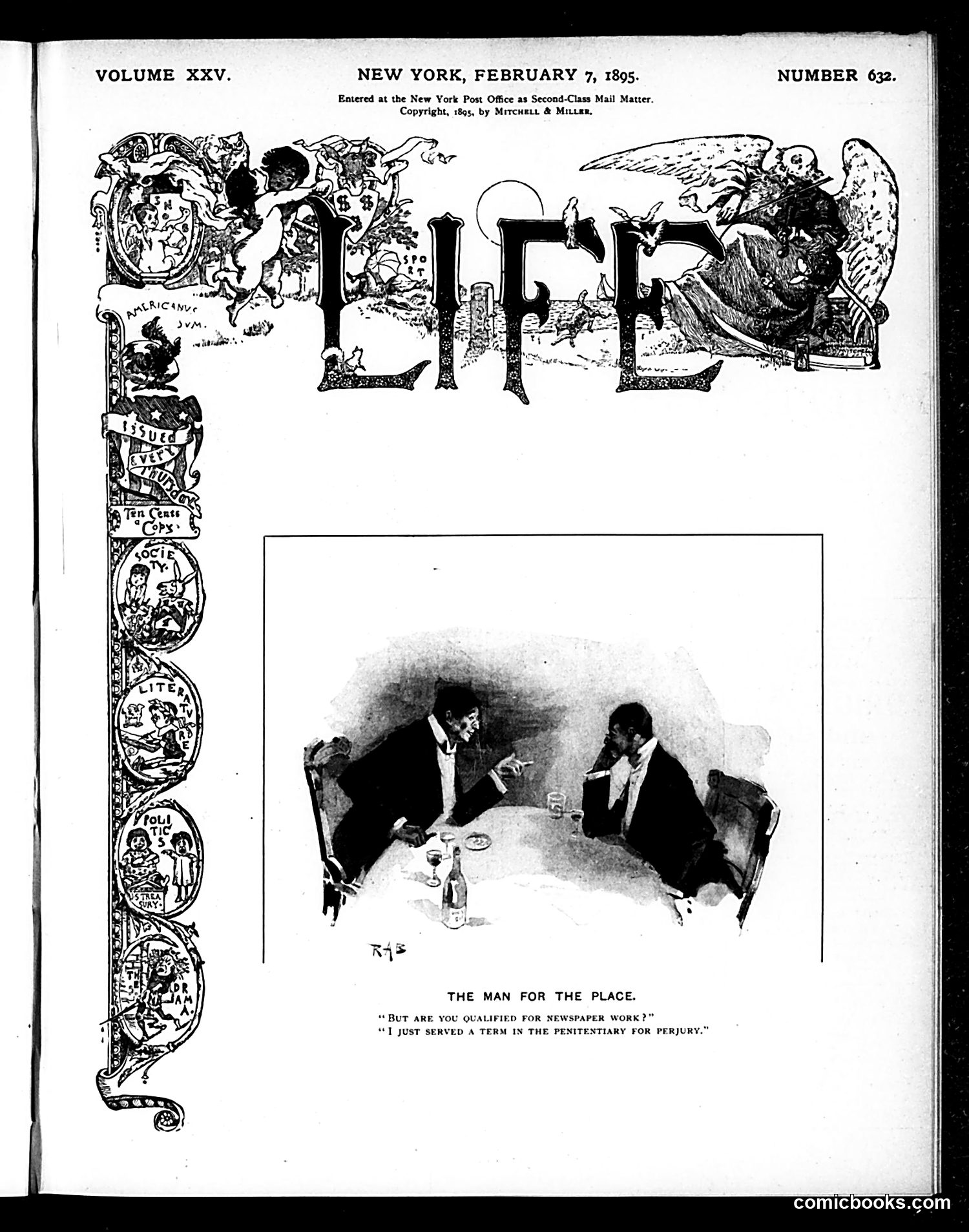 Life — February 7, 1895 — page 1 of 16