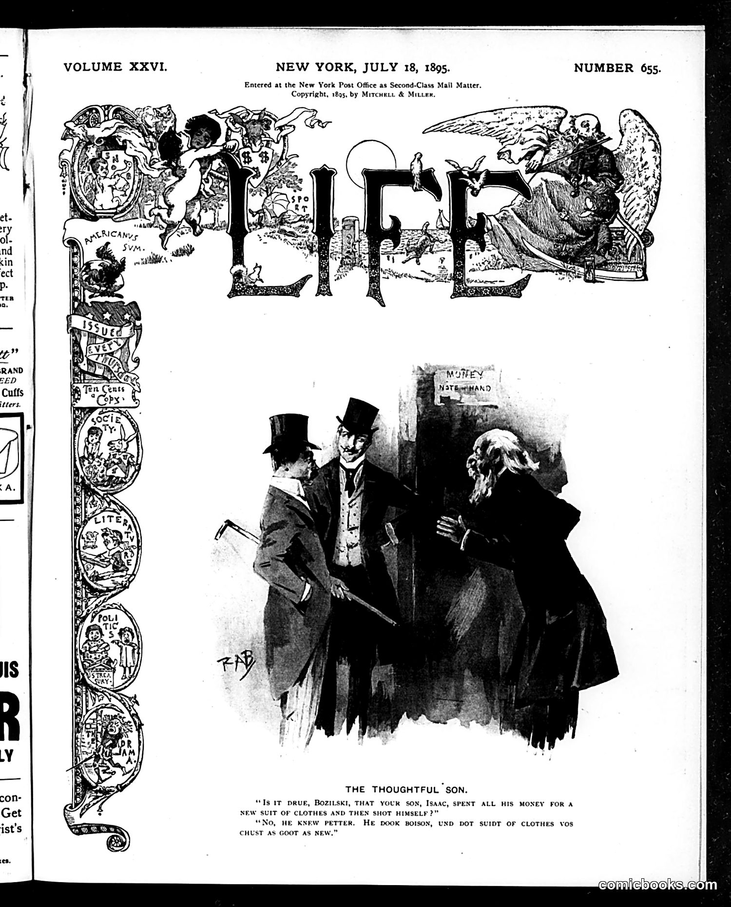 Life — July 18, 1895 — page 1 of 16