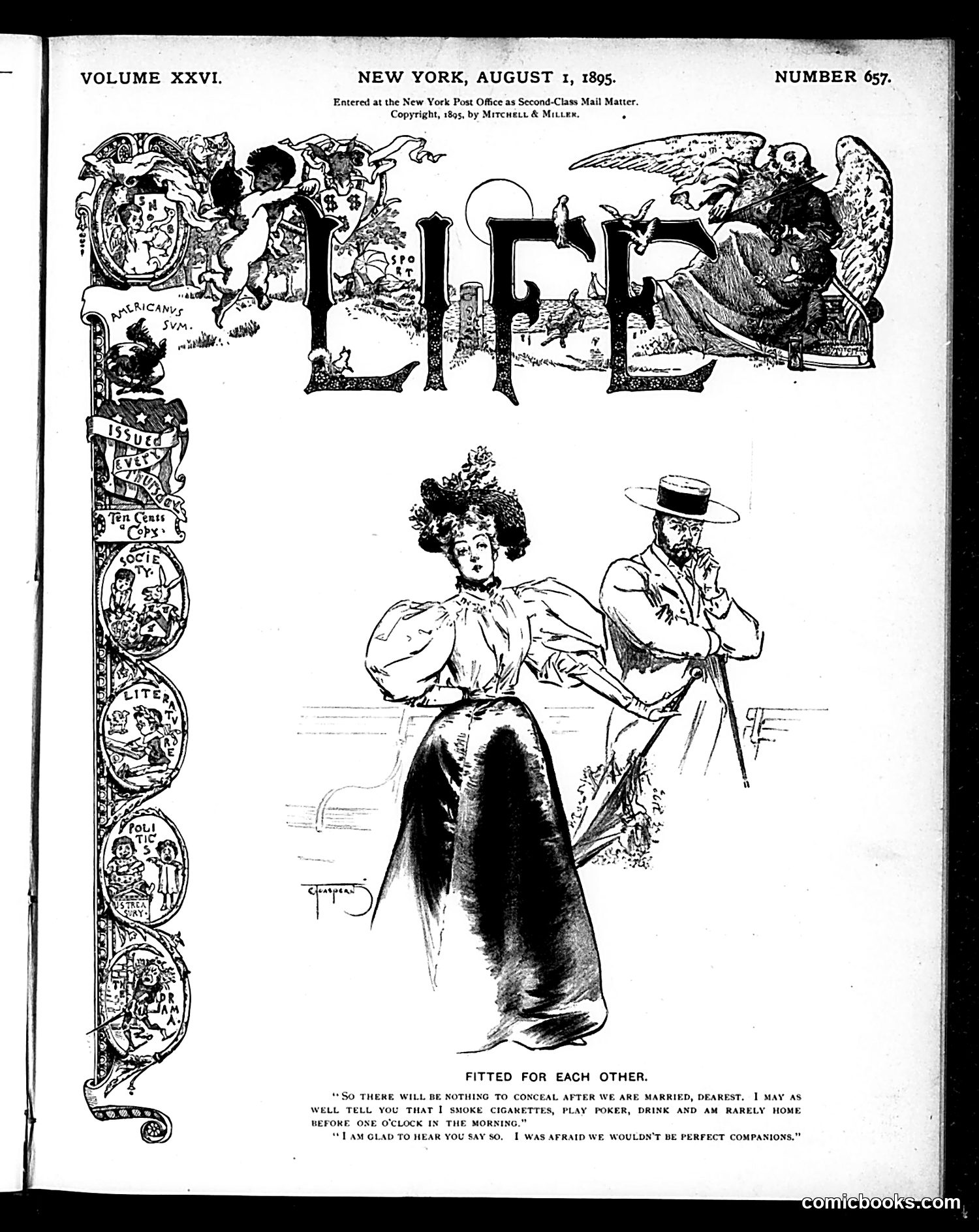 Life — August 1, 1895 — page 1 of 14