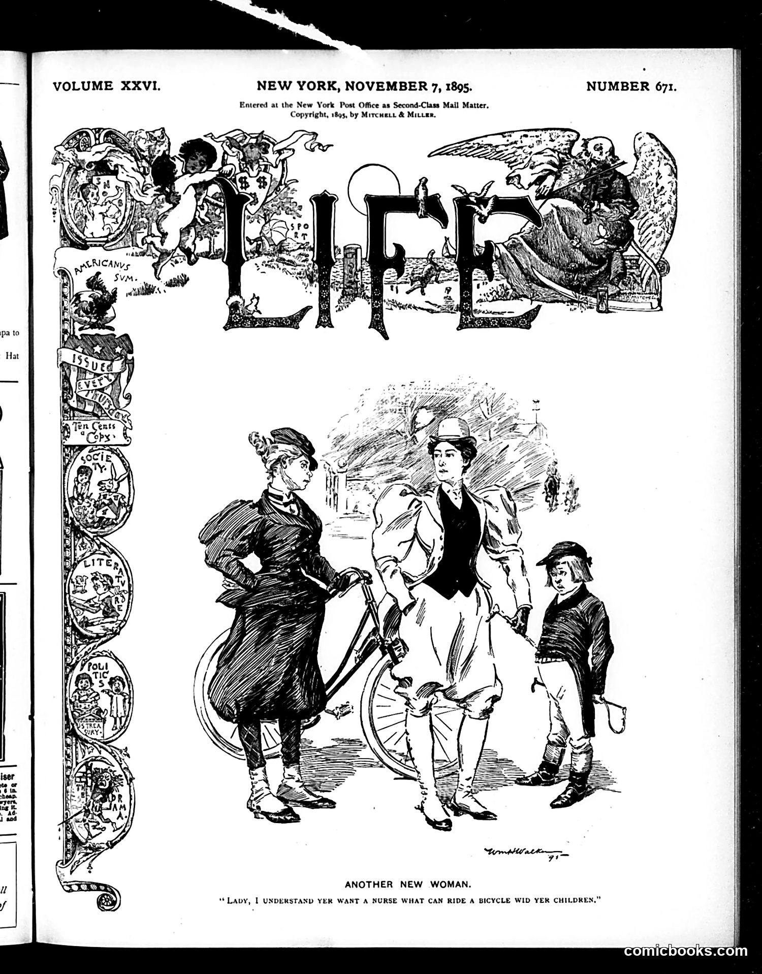Life — November 7, 1895 — page 1 of 18