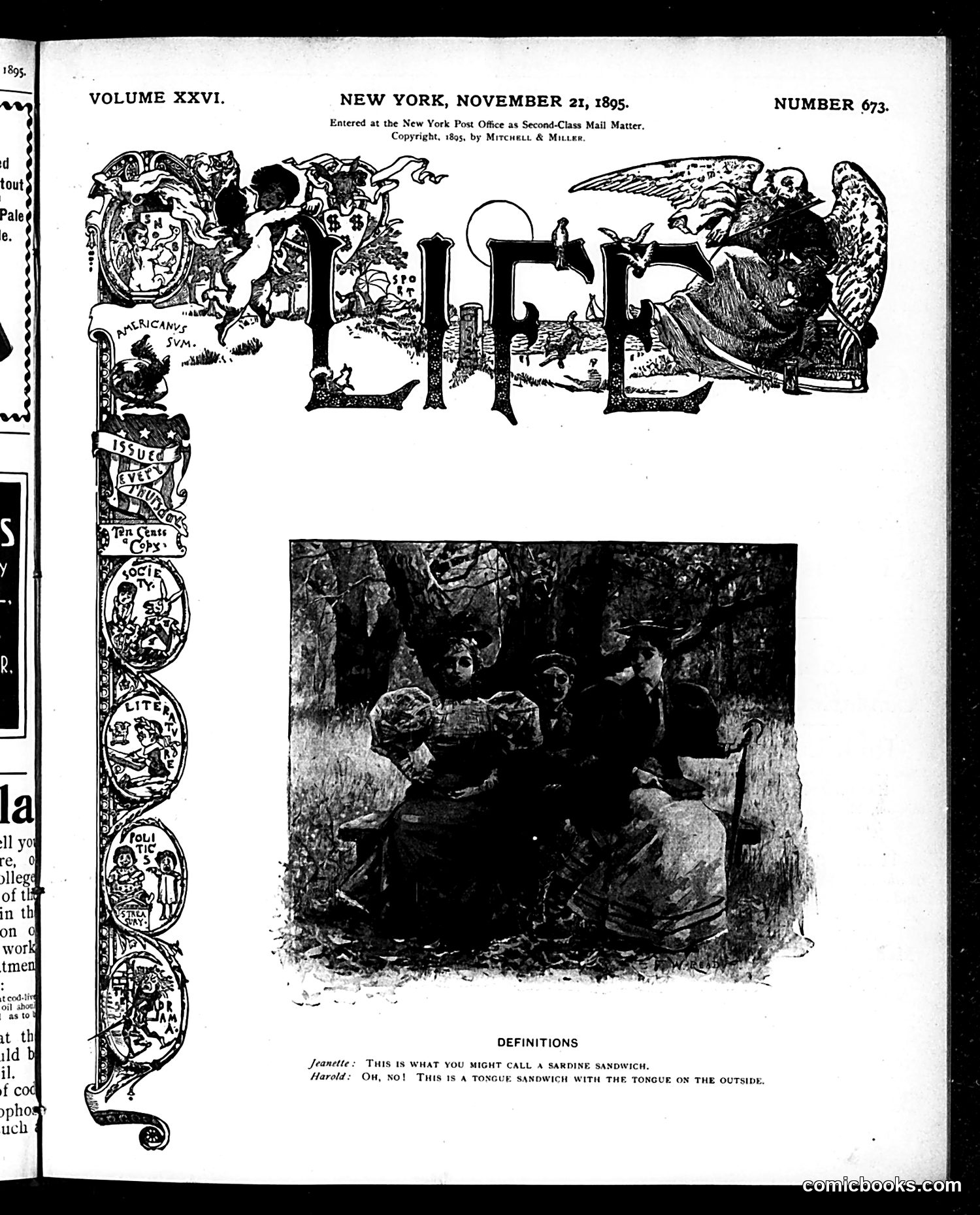 Life — November 21, 1895 — page 1 of 18