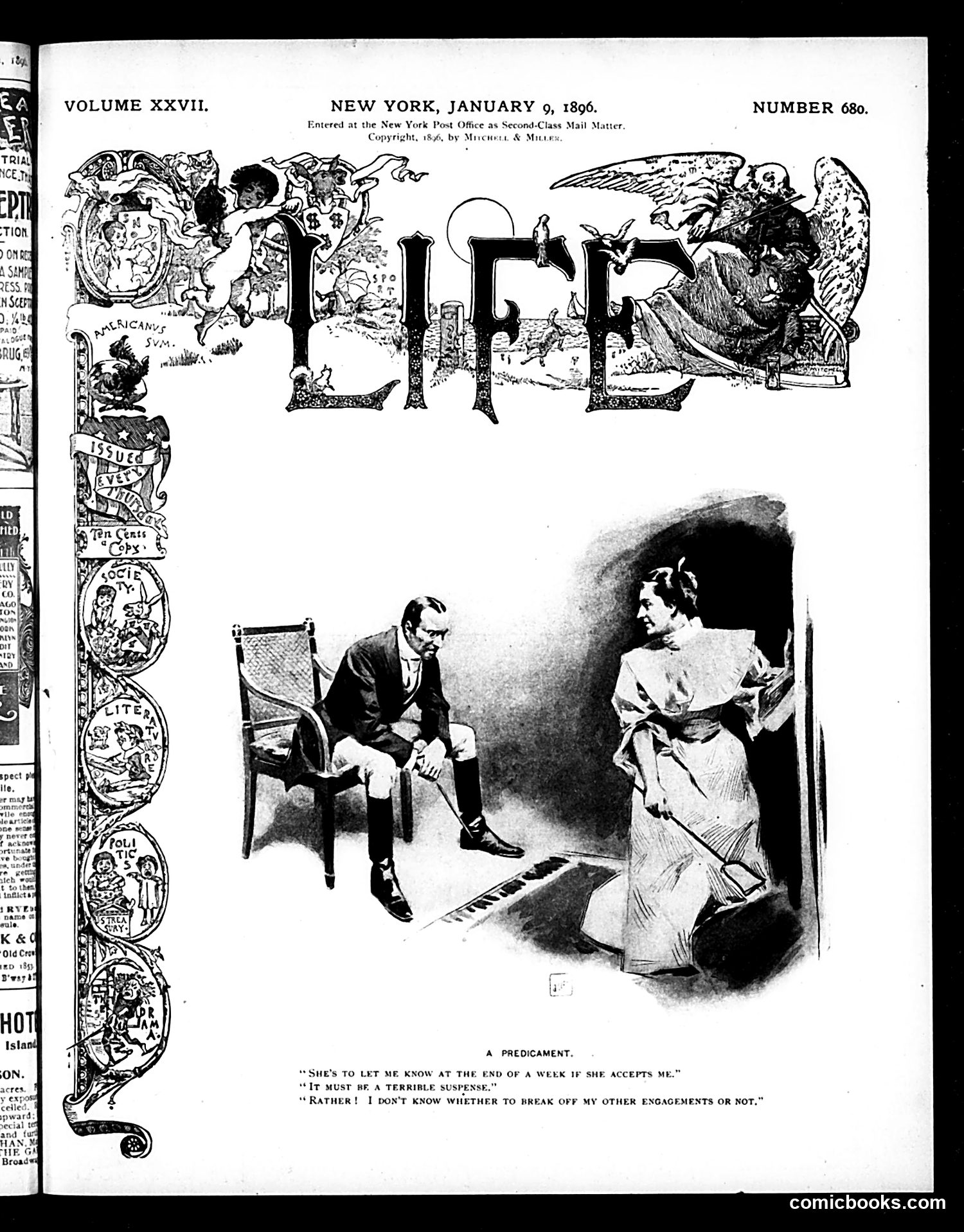 Life — January 9, 1896 — page 1 of 20