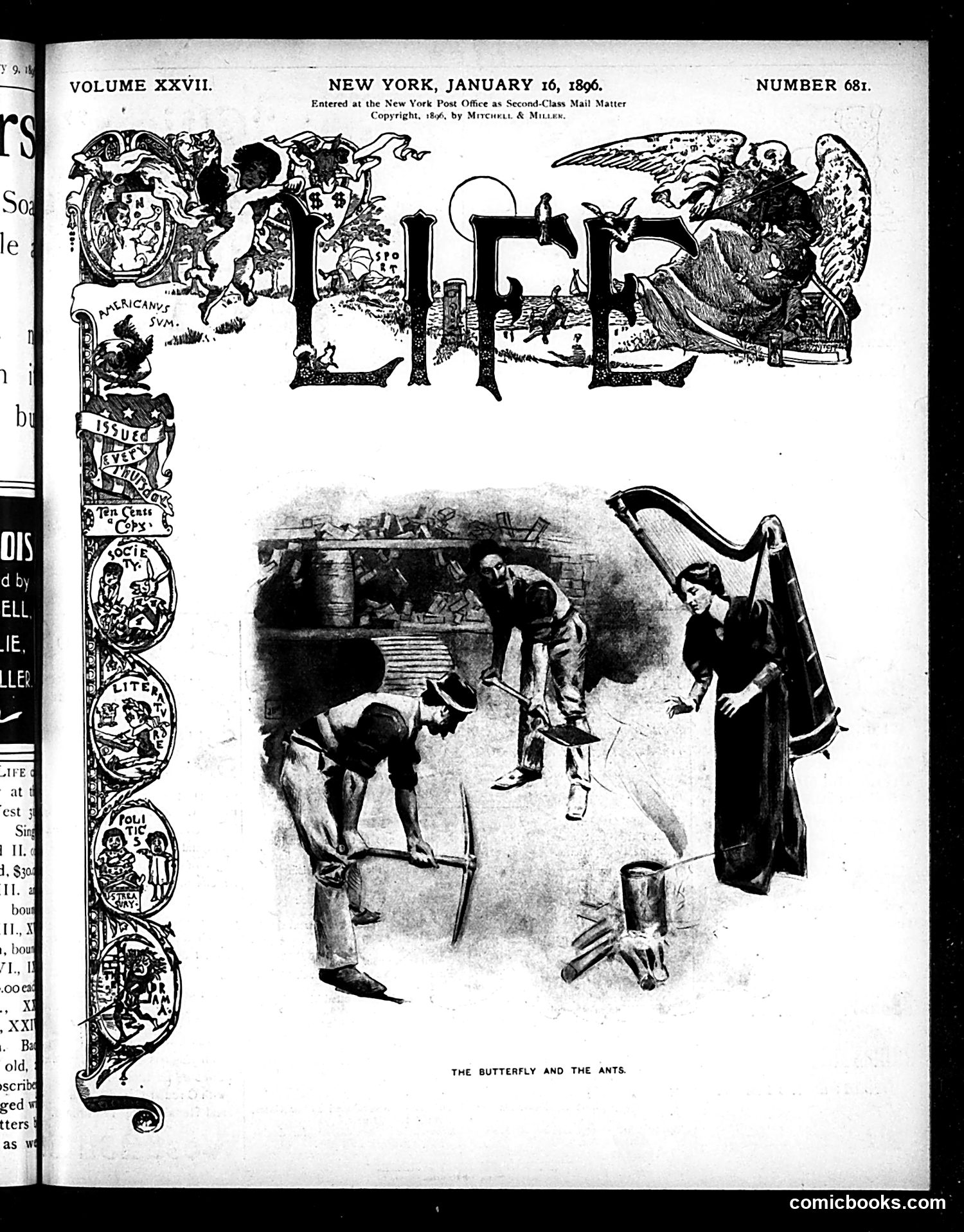 Life — January 16, 1896 — page 1 of 20