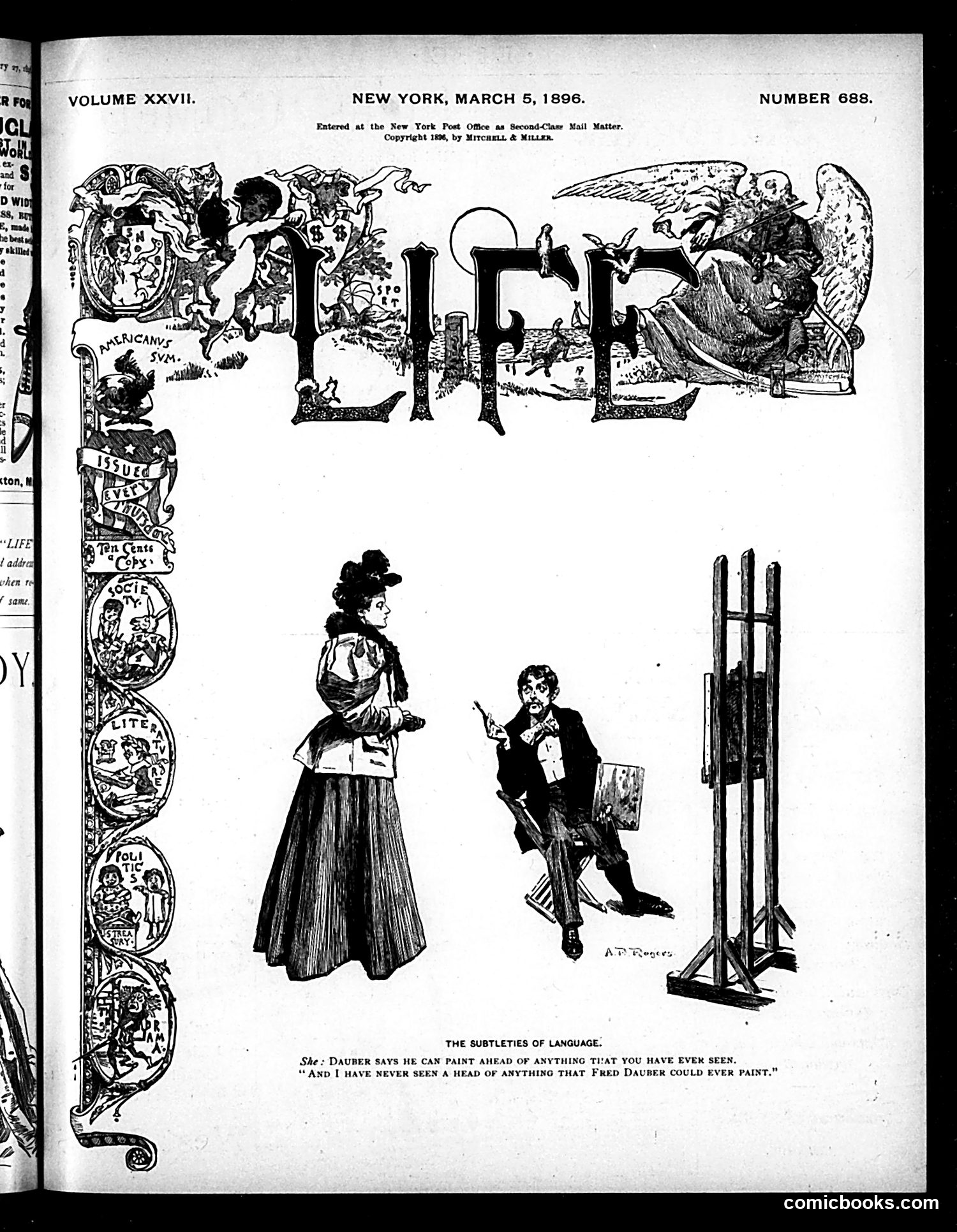 Life — March 5, 1896 — page 1 of 20