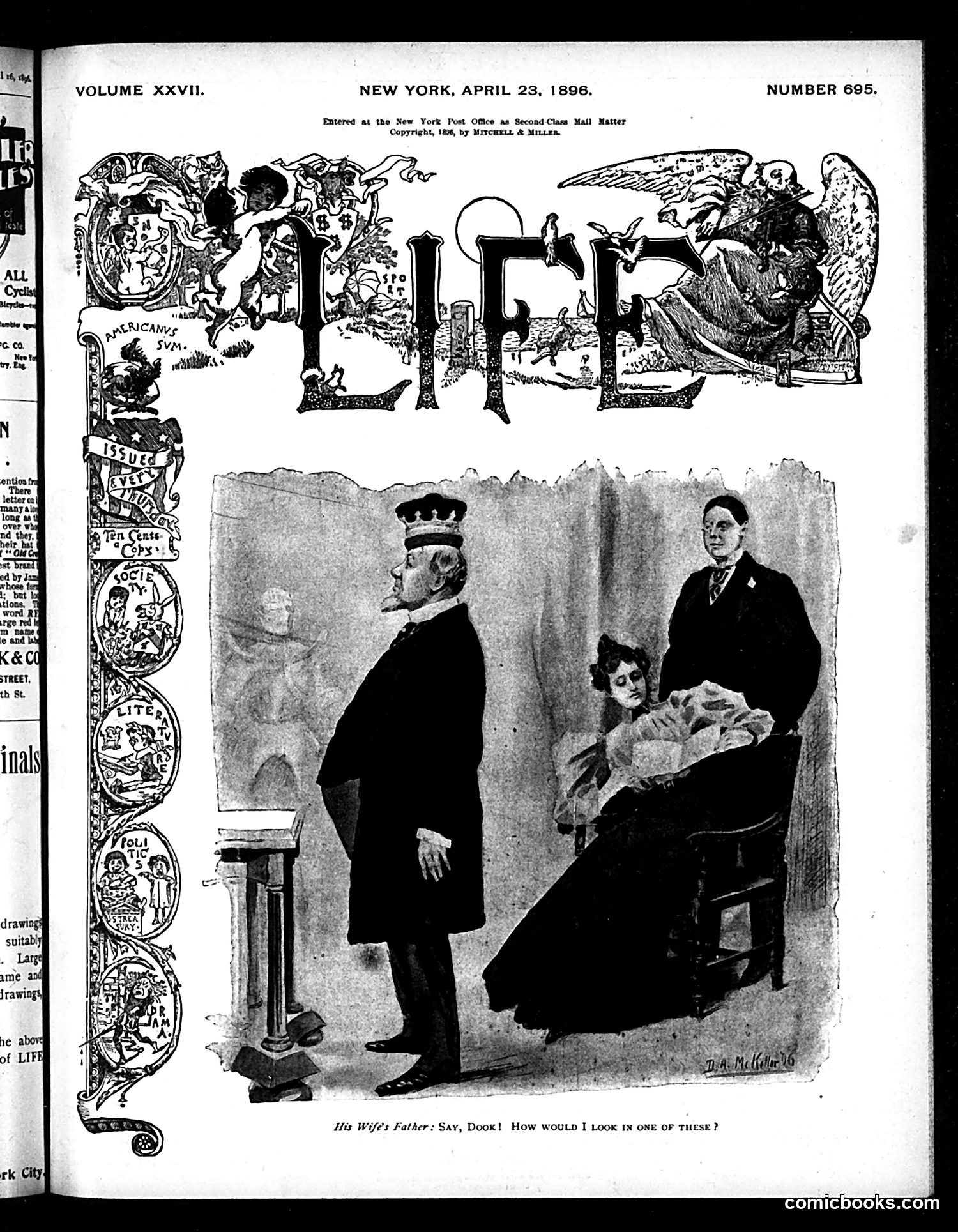 Life — April 23, 1896 — page 1 of 20