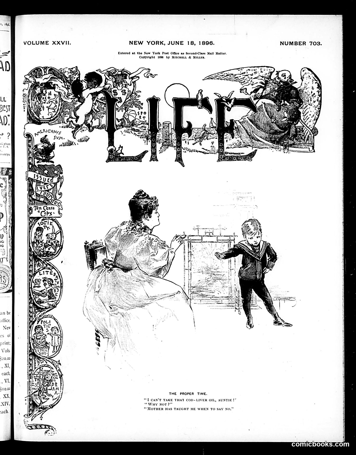 Life — June 18, 1896 — page 1 of 18