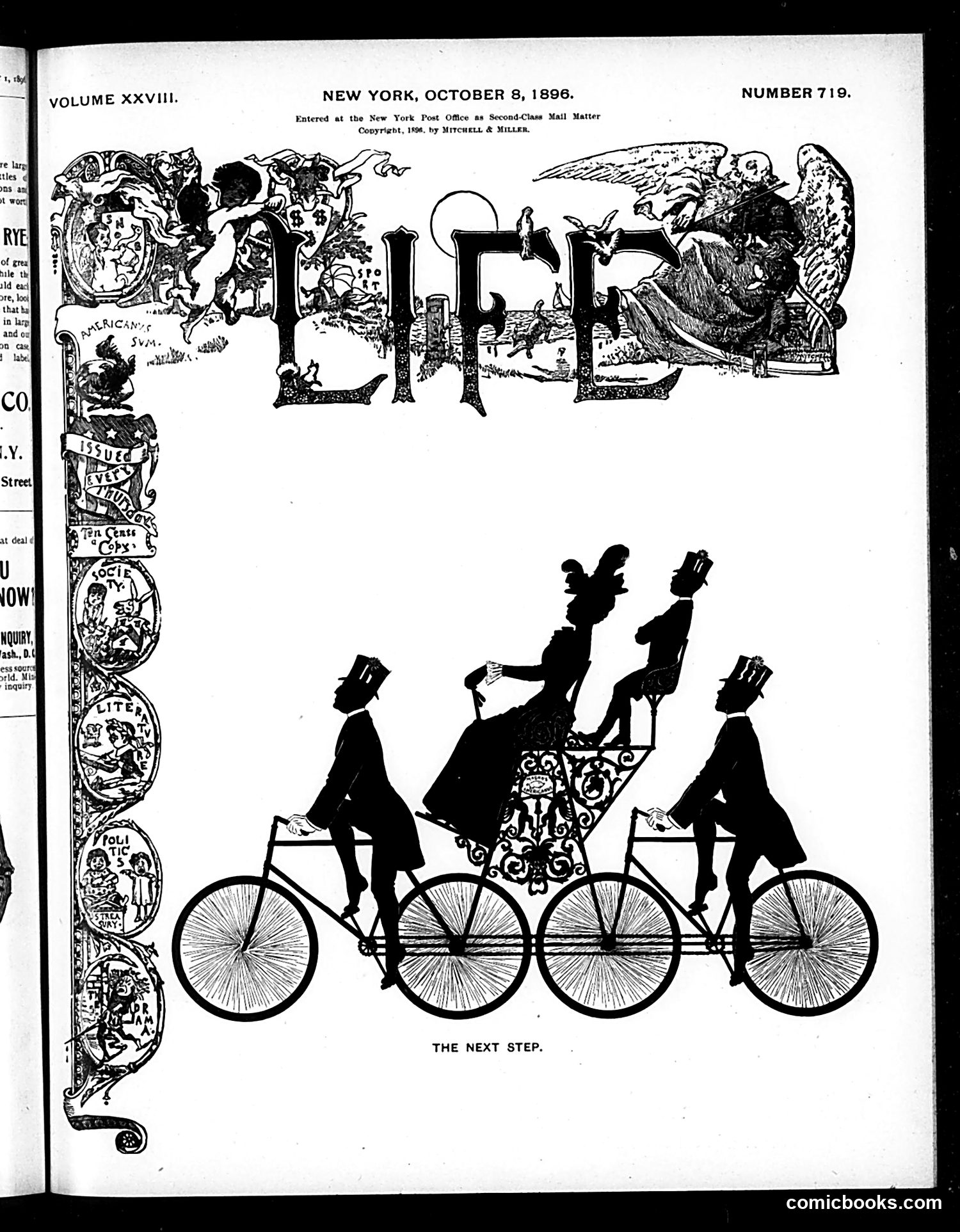 Life — October 8, 1896 — page 1 of 18