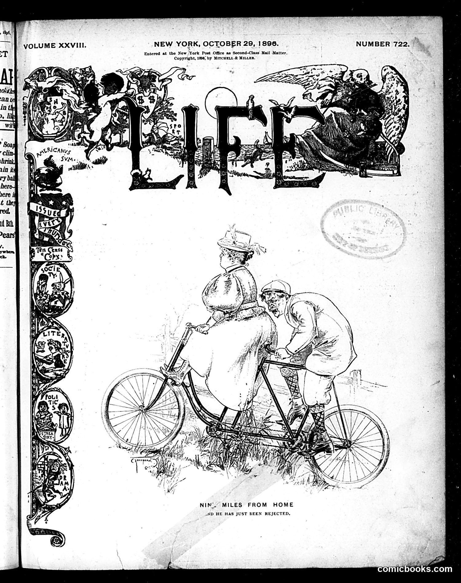 Life — October 29, 1896 — page 1 of 18