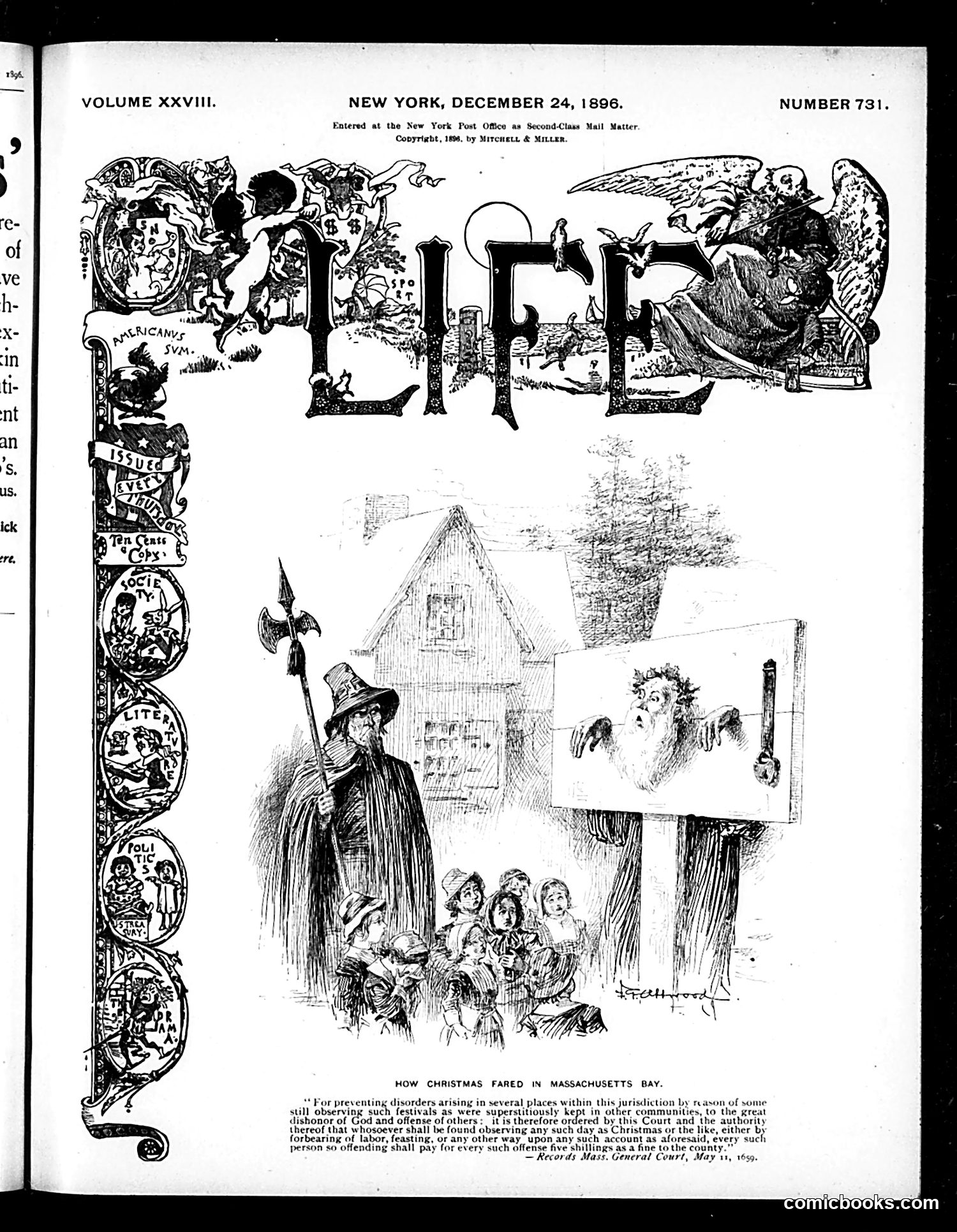 Life — December 24, 1896 — page 1 of 20