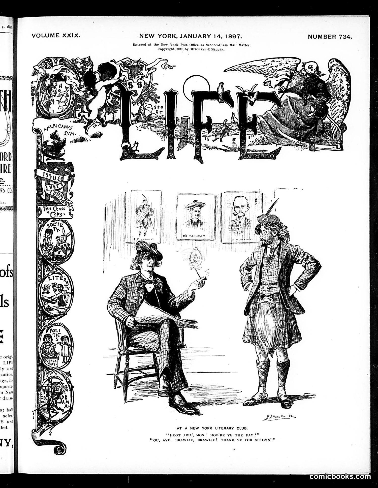 Life — January 14, 1897 — page 1 of 20