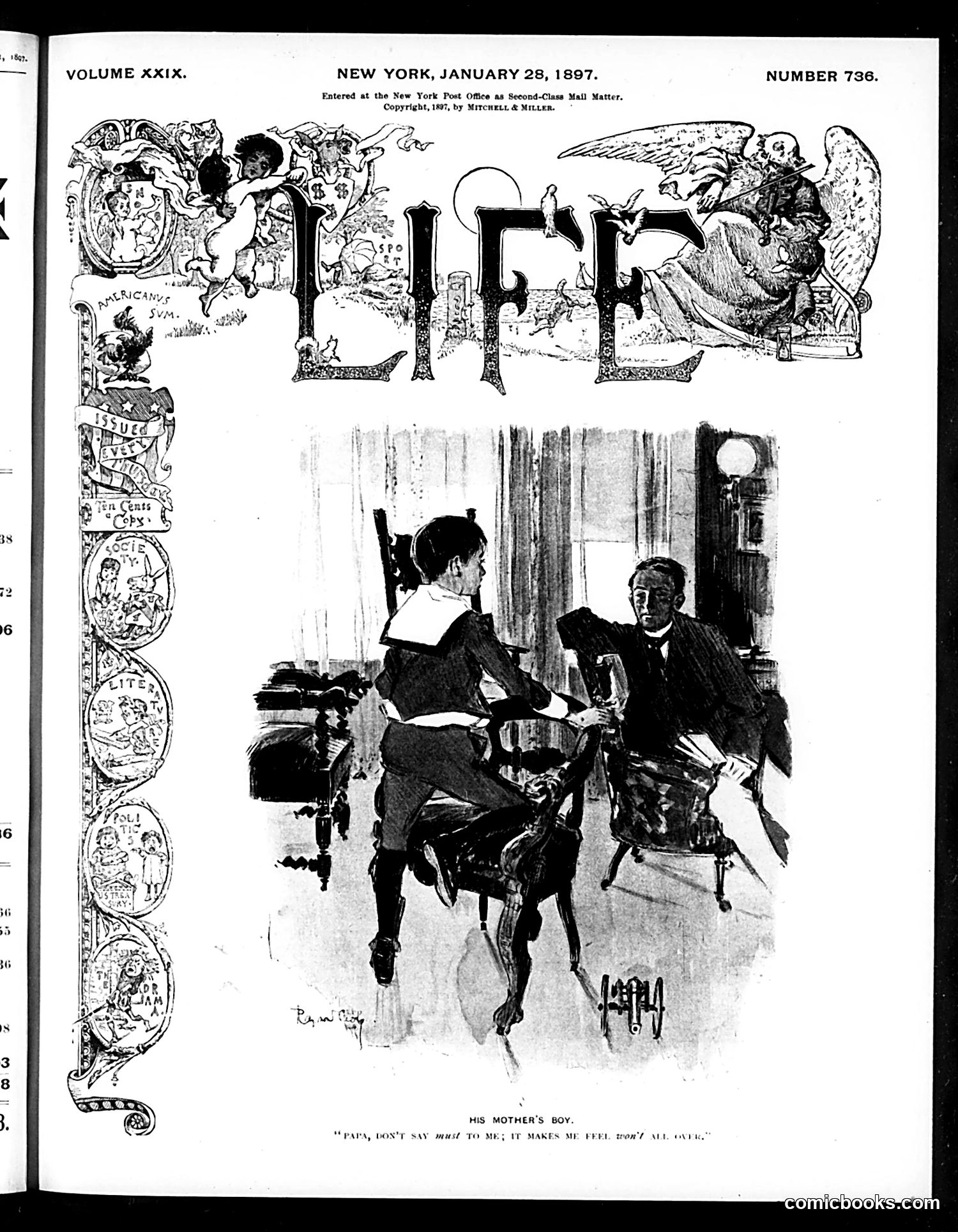 Life — January 28, 1897 — page 1 of 20