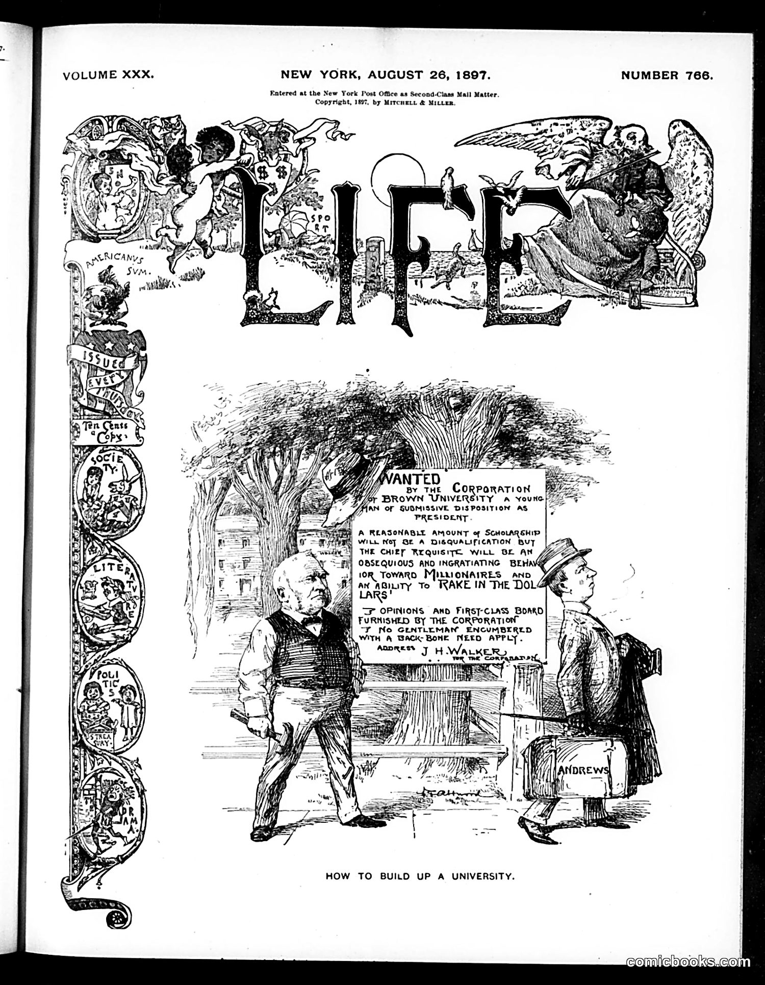 Life — August 26, 1897 — page 1 of 20