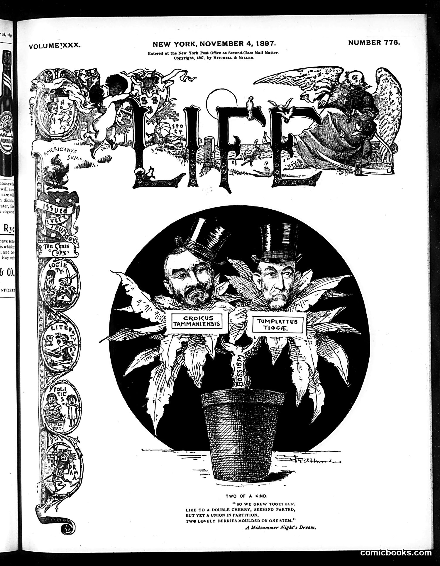 Life — November 4, 1897 — page 1 of 20