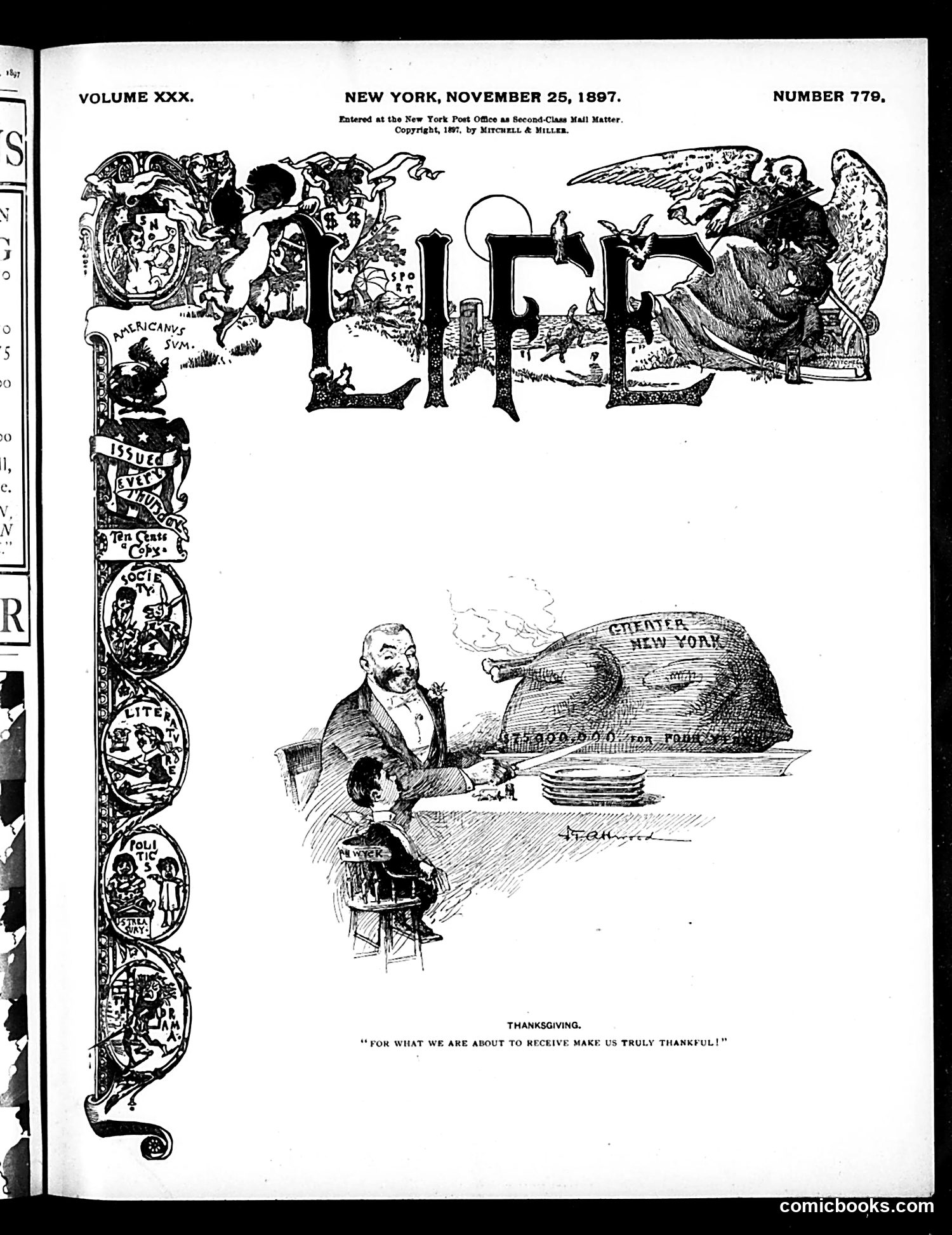Life — November 25, 1897 — page 1 of 20