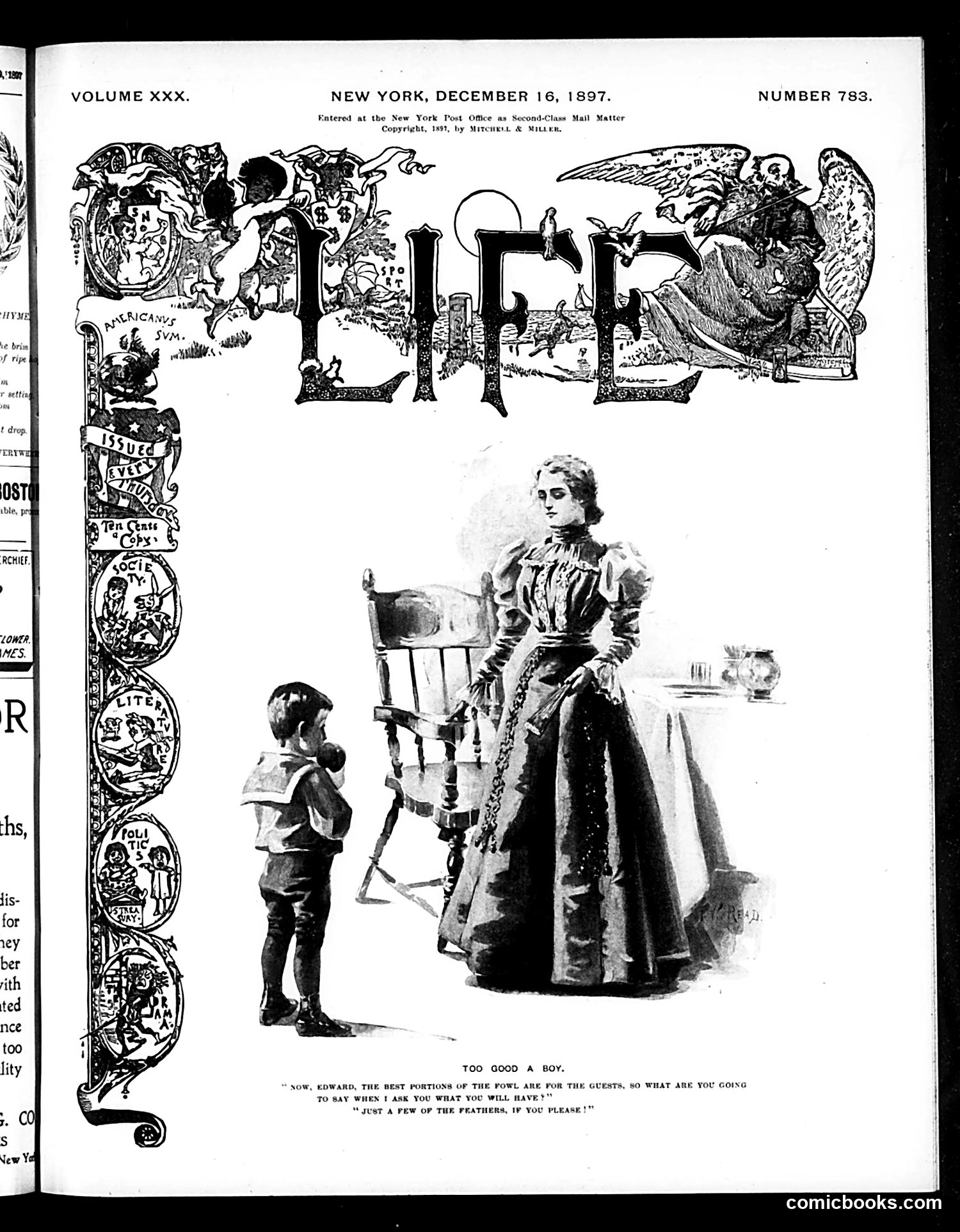 Life — December 16, 1897 — page 1 of 20