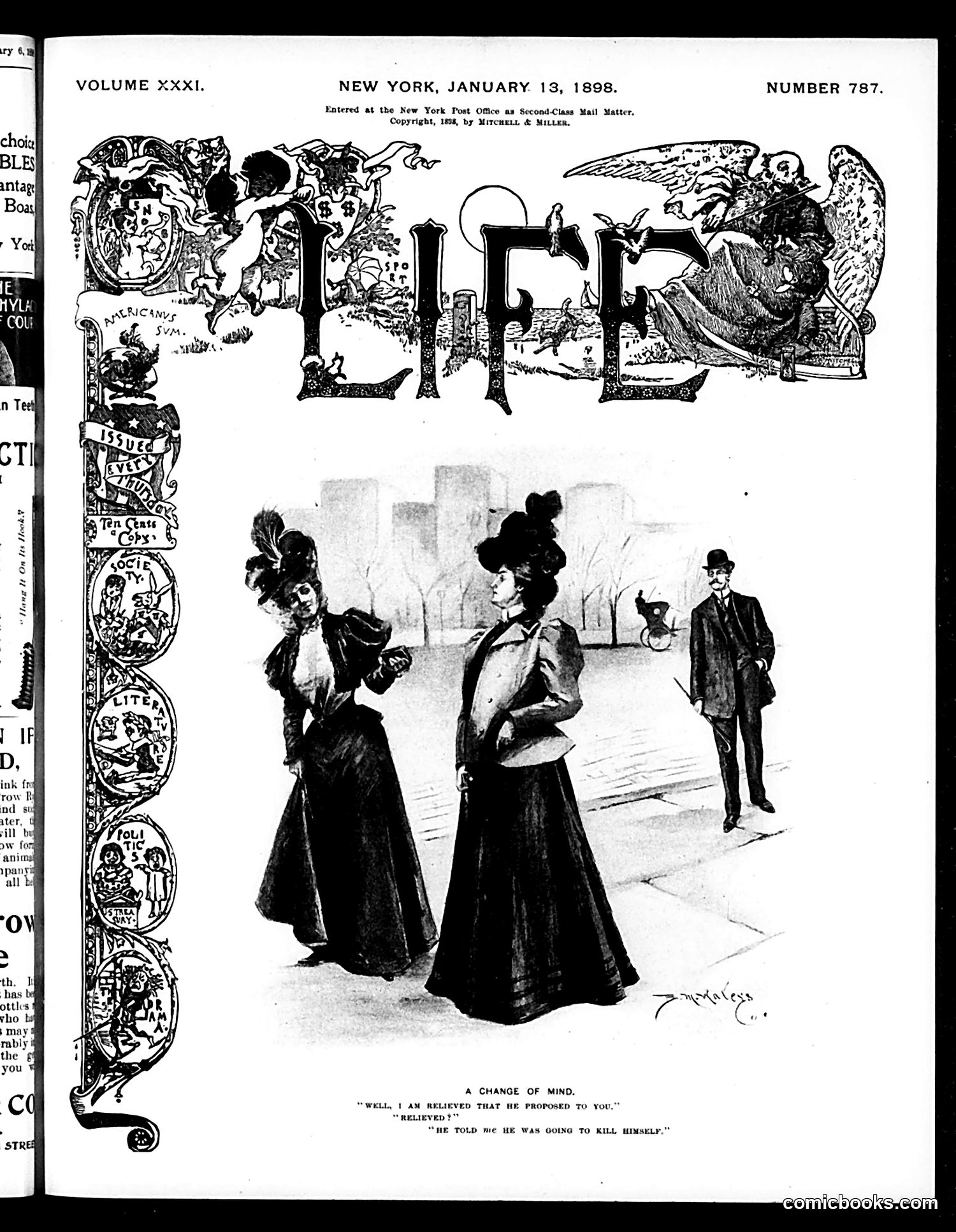Life — January 13, 1898 — page 1 of 20