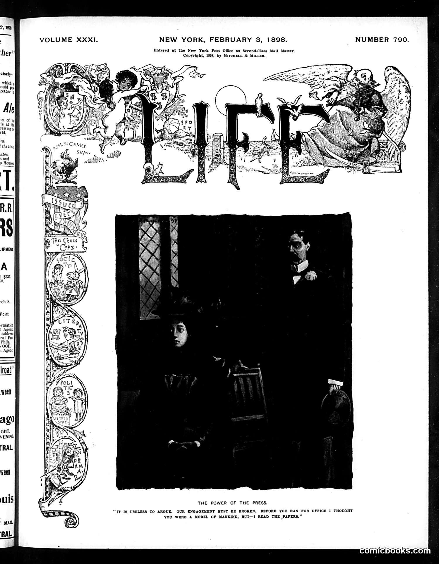 Life — February 3, 1898 — page 1 of 20