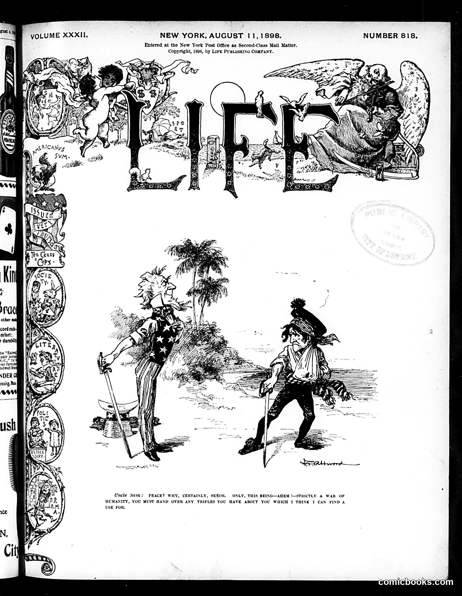 Life — August 11, 1898 — page 1 of 20