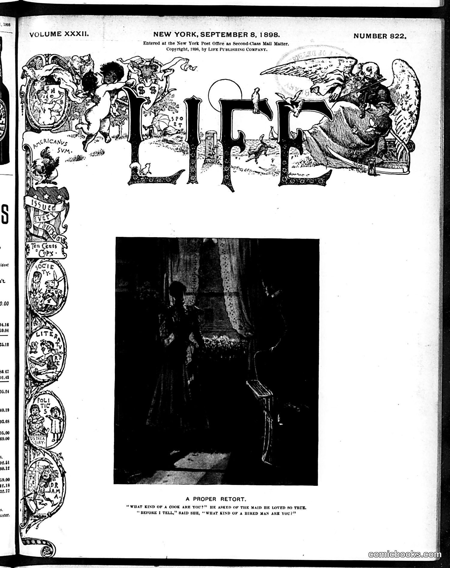 Life — September 8, 1898 — page 1 of 20