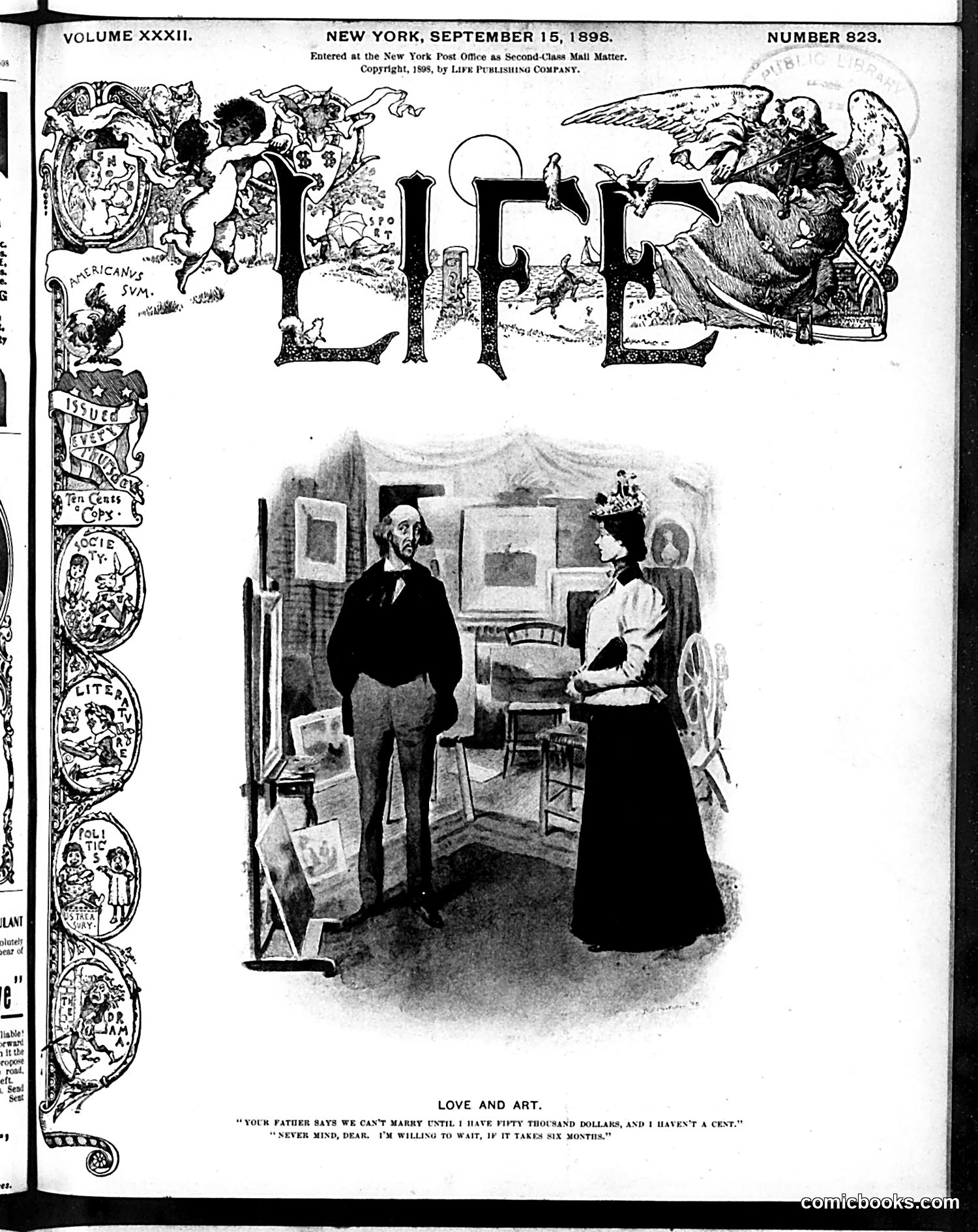 Life — September 15, 1898 — page 1 of 20