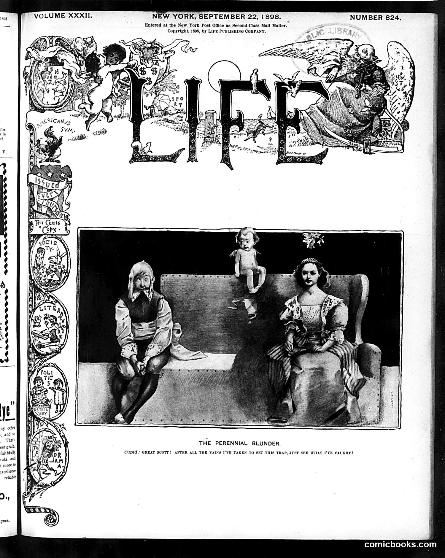 Life — September 22, 1898 — page 1 of 20