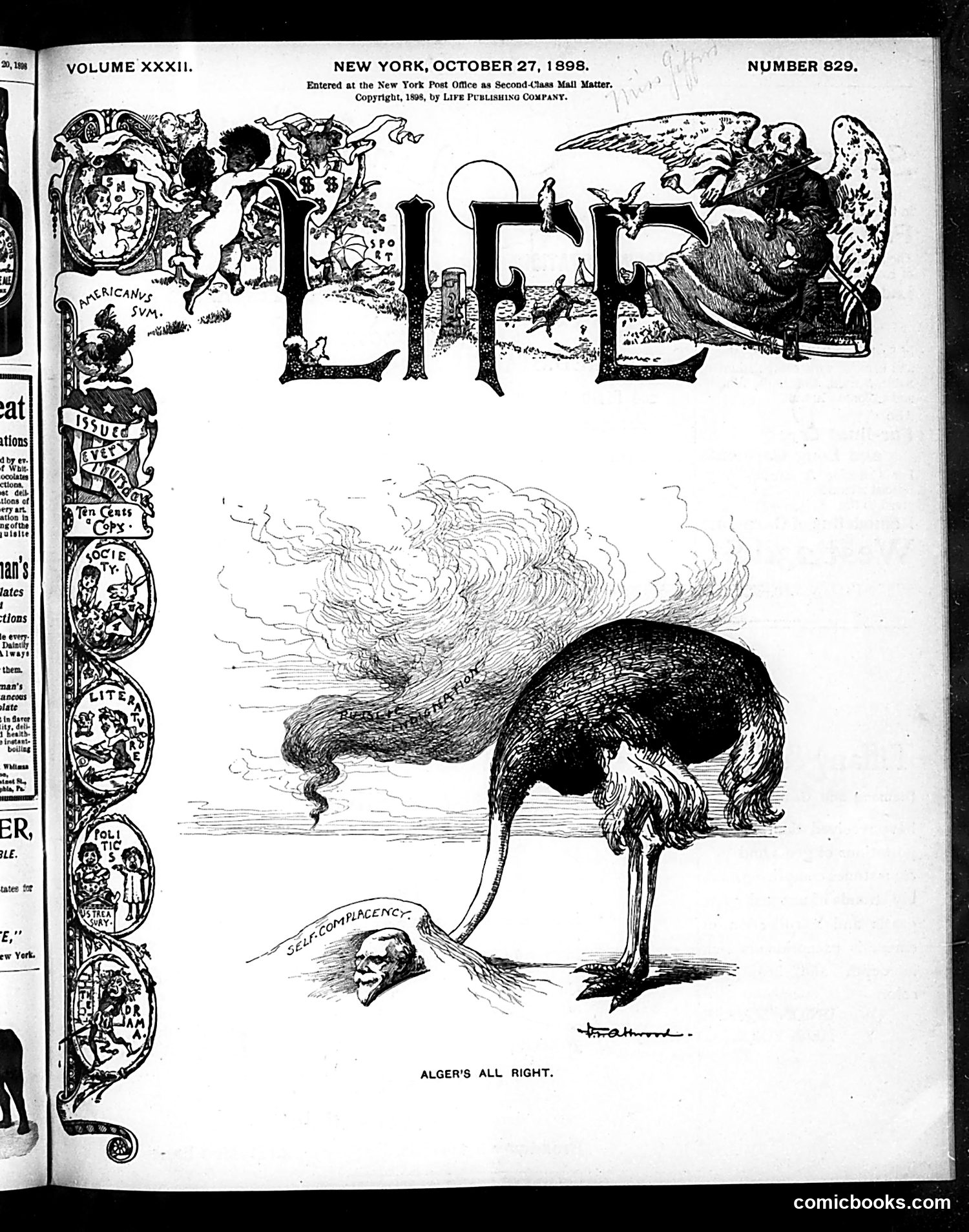 Life — October 27, 1898 — page 1 of 20