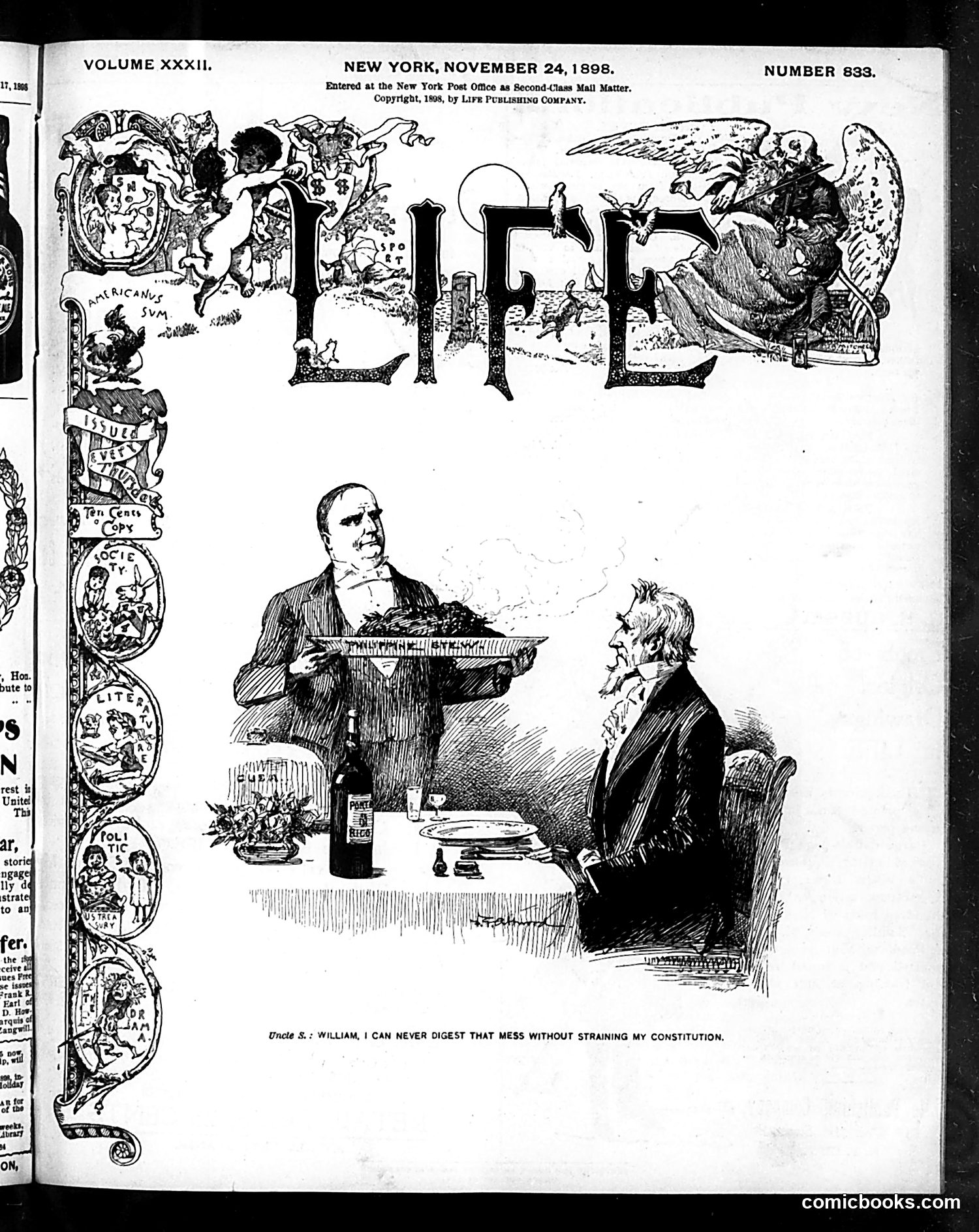 Life — November 24, 1898 — page 1 of 20